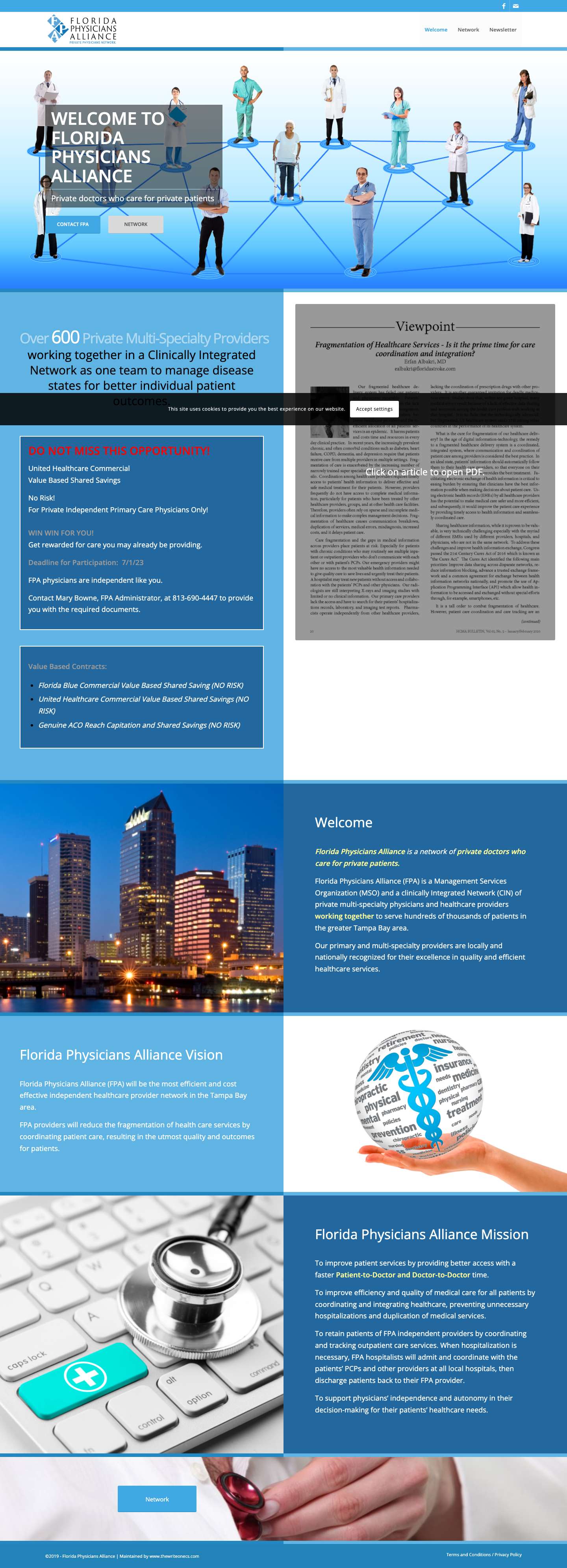 Florida Physicians Alliance – Tampa BayScroll to top - Full Screenshot