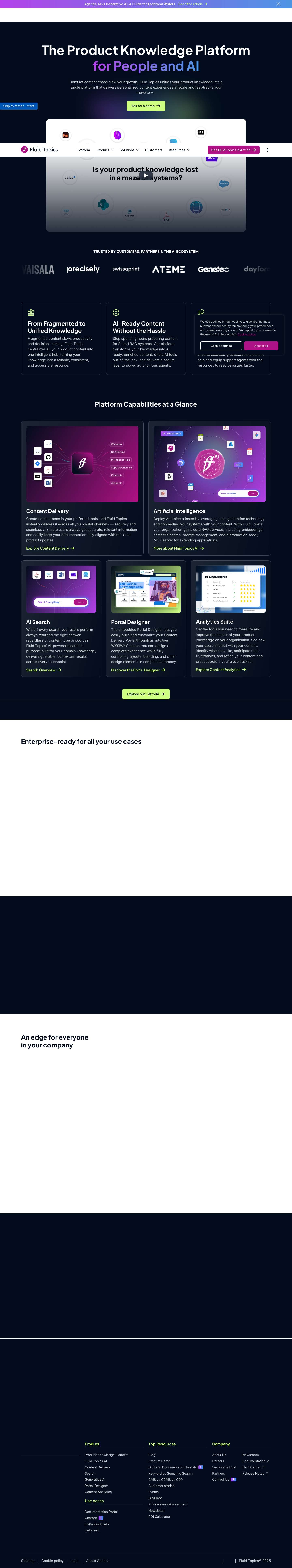 The Product Knowledge Platform｜For People and AI - Full Screenshot