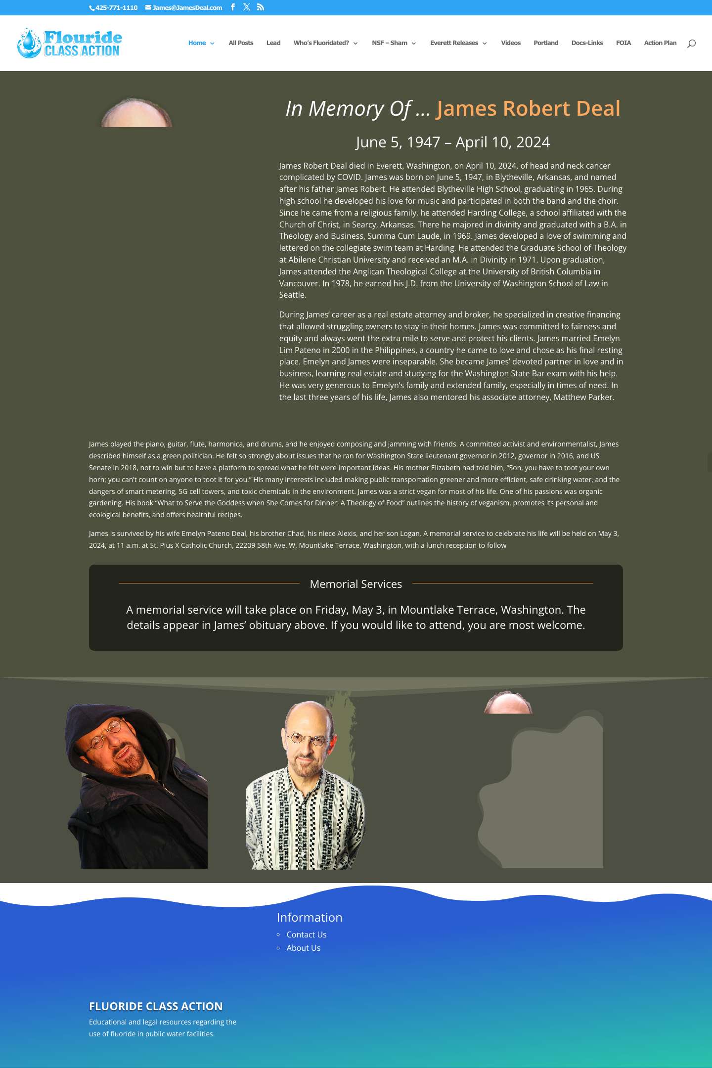 JRD Memorial | FLUORIDATION FRAUD - Full Screenshot