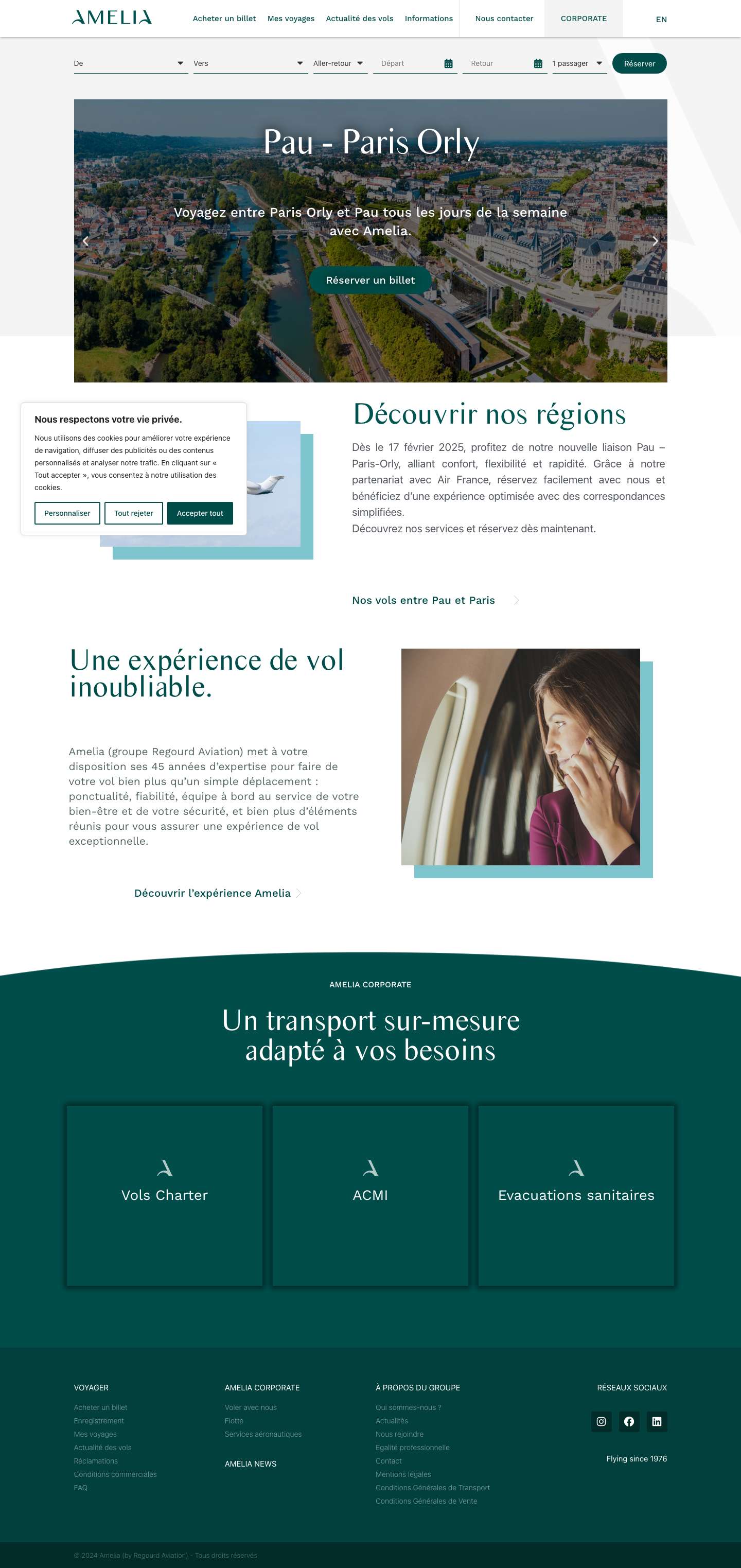 Accueil - Ameliawordmark green - Full Screenshot