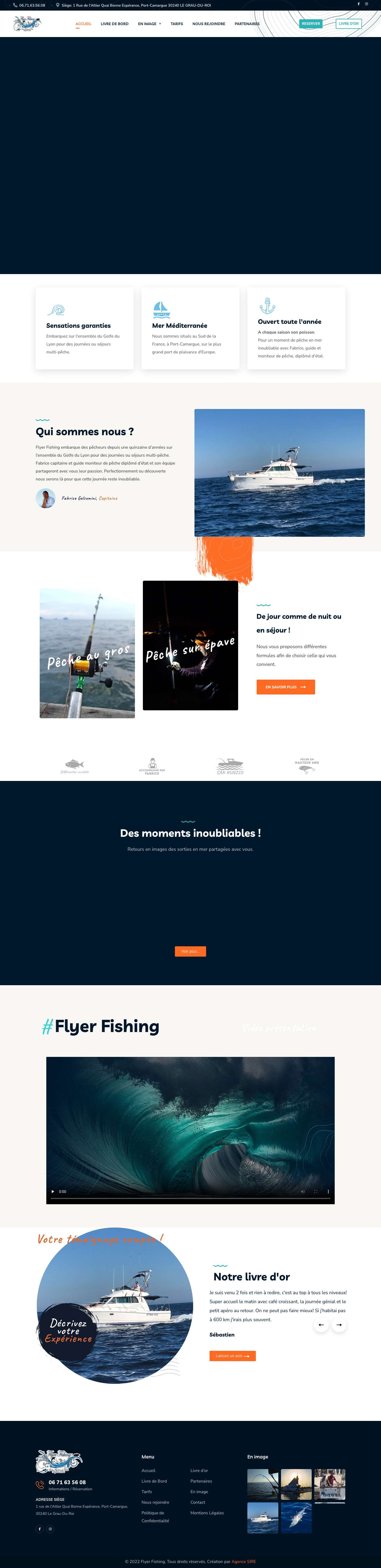 Pêche au Gros | Pêche en Haute Mer - Flyer Fishing - Full Screenshot
