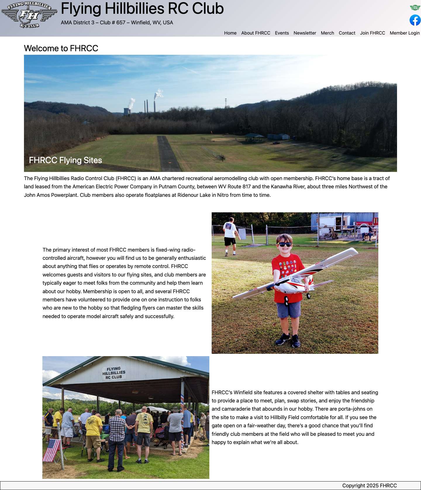 Flying Hillbillies RC Club – The Flying Hillbillies RC Club of Winfield, WV, USA - Full Screenshot