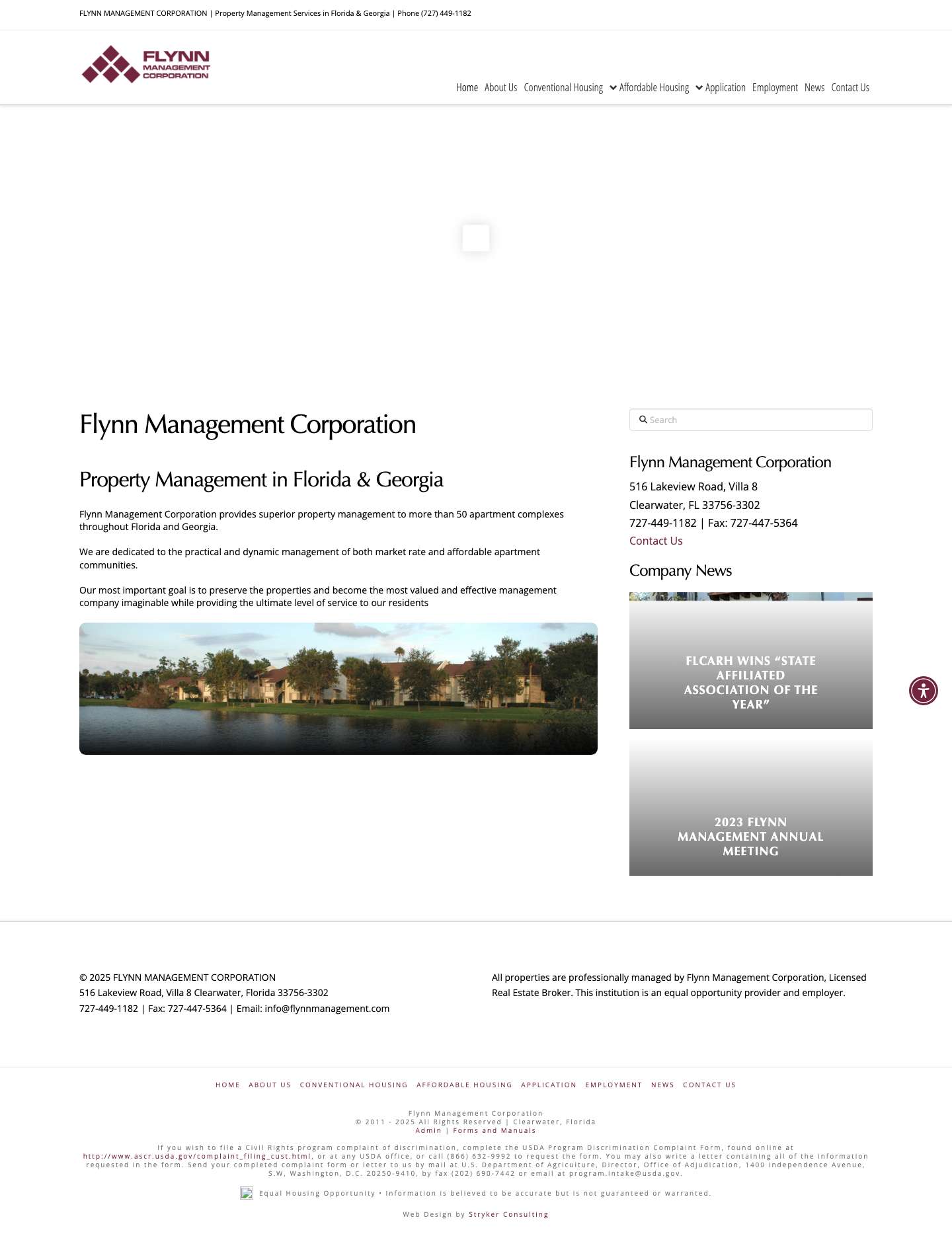 Flynn Management | Property Management Services in Florida & Georgia | Property Management Services in Florida & Georgia - Full Screenshot