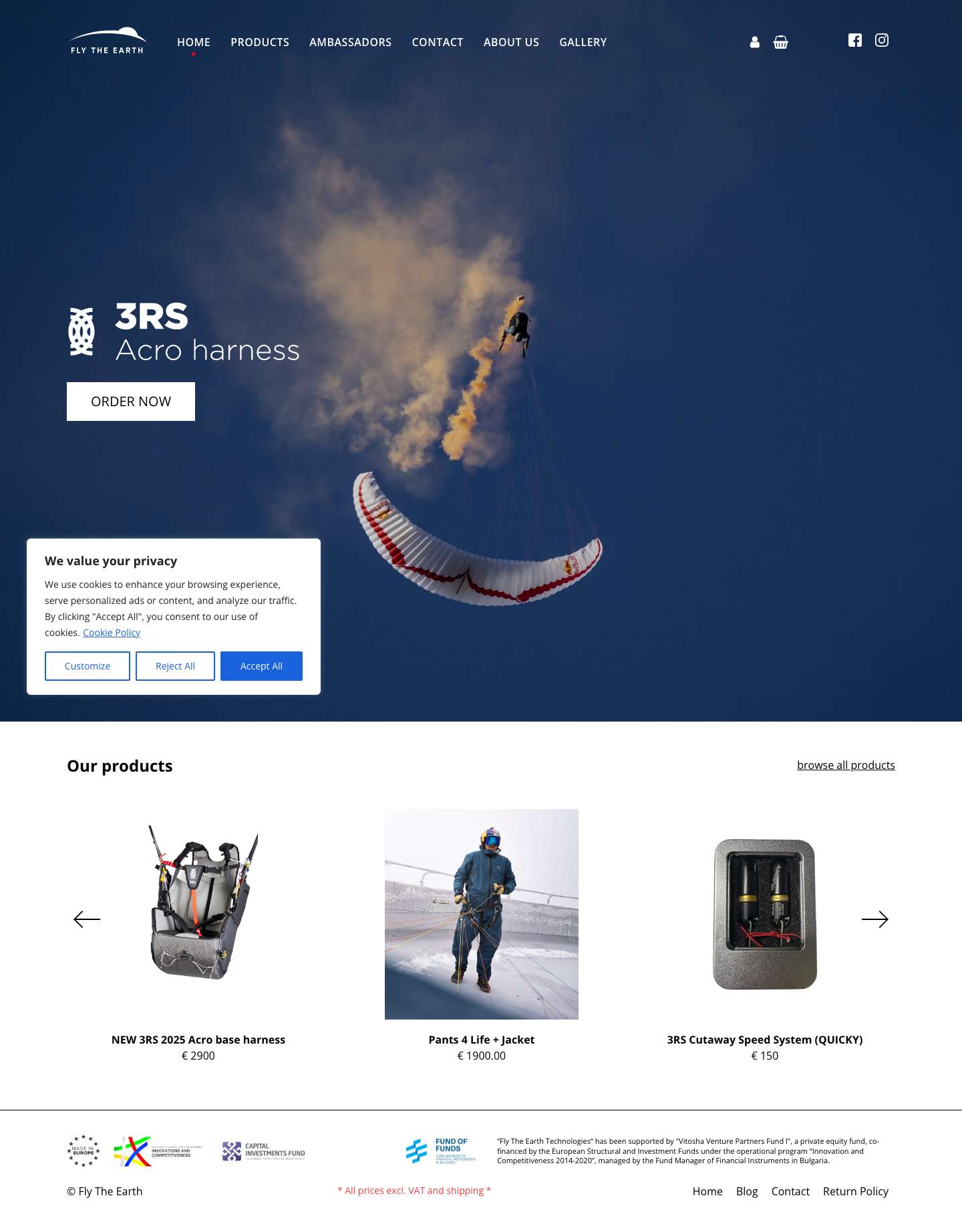 Home - Fly The Earth - Full Screenshot