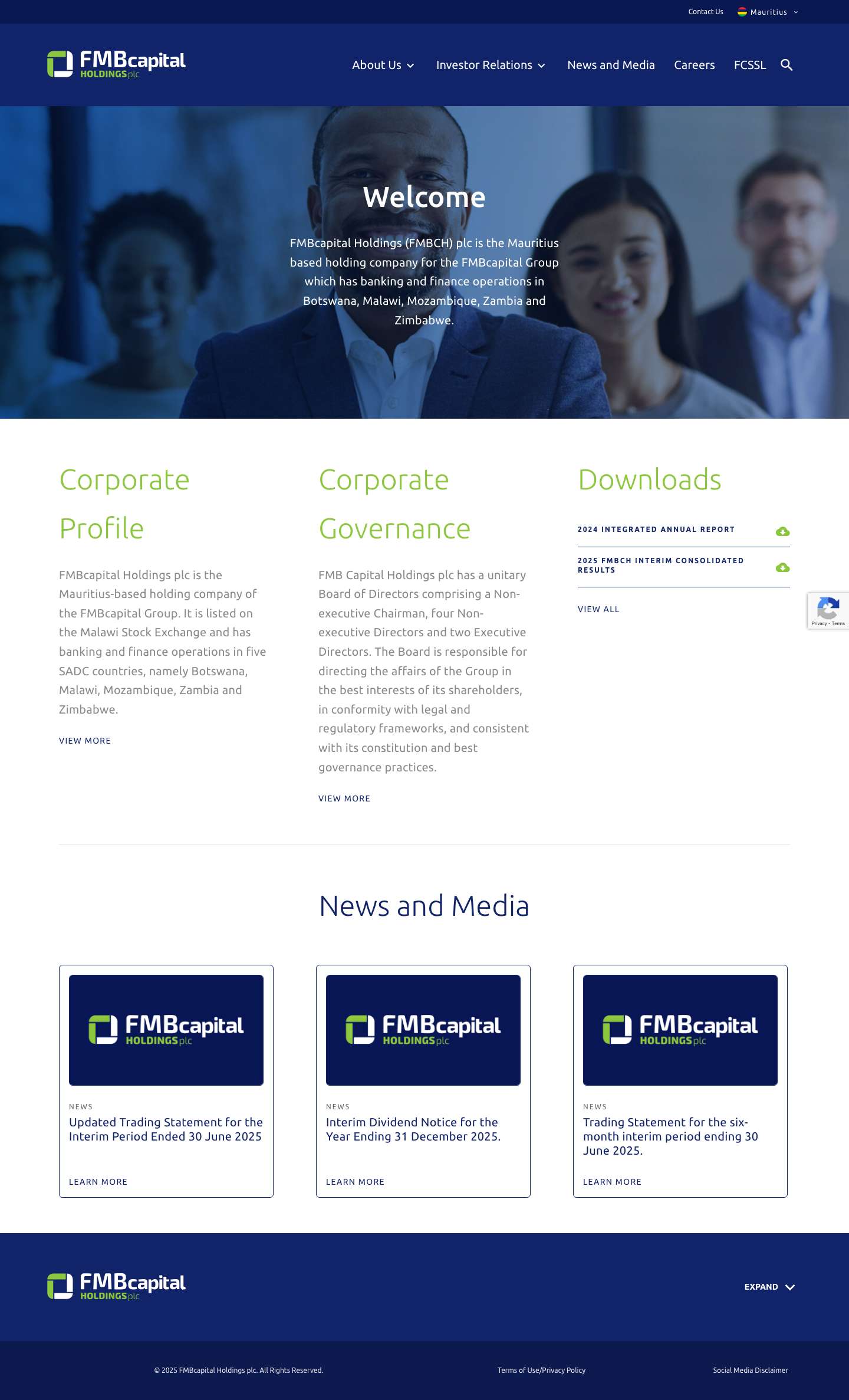 First Capital Bank – Belief Comes First. FMBcapital Holdings plc - Full Screenshot