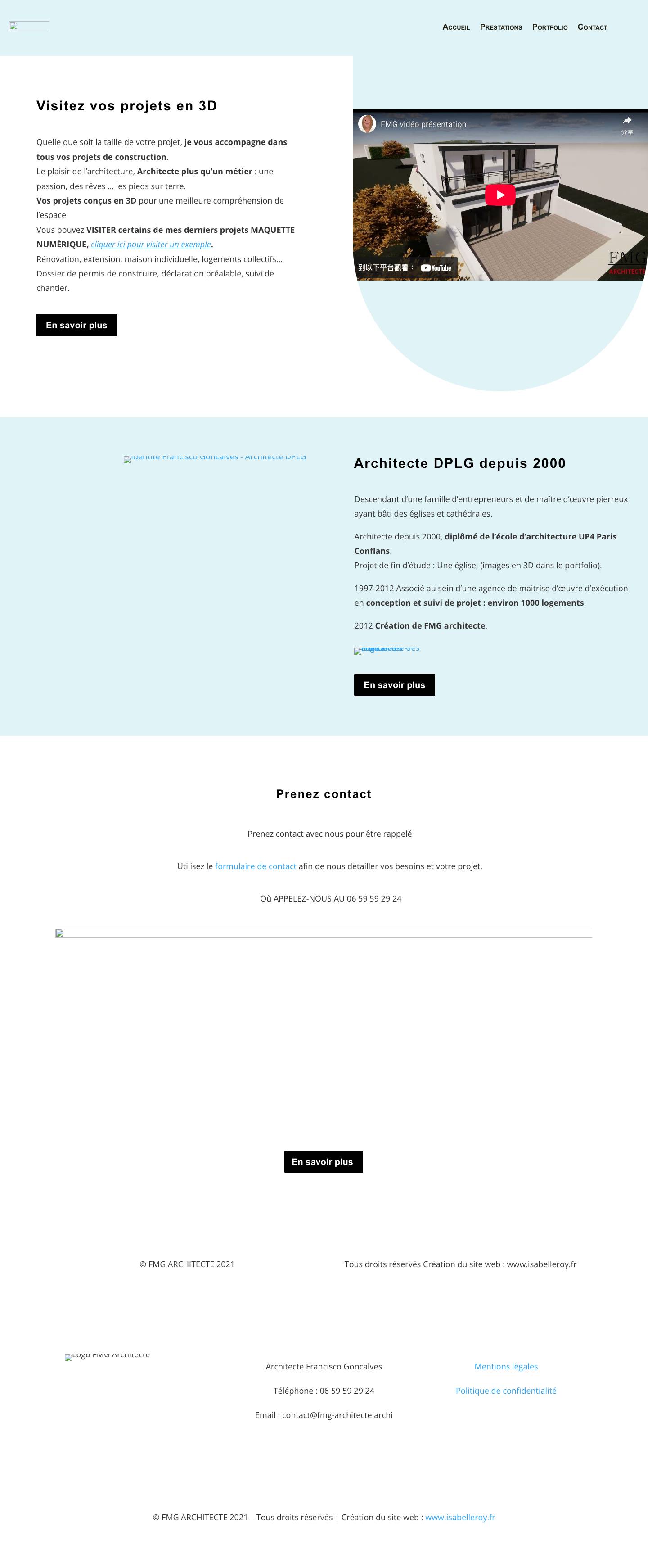 Accueil - FMG - Full Screenshot