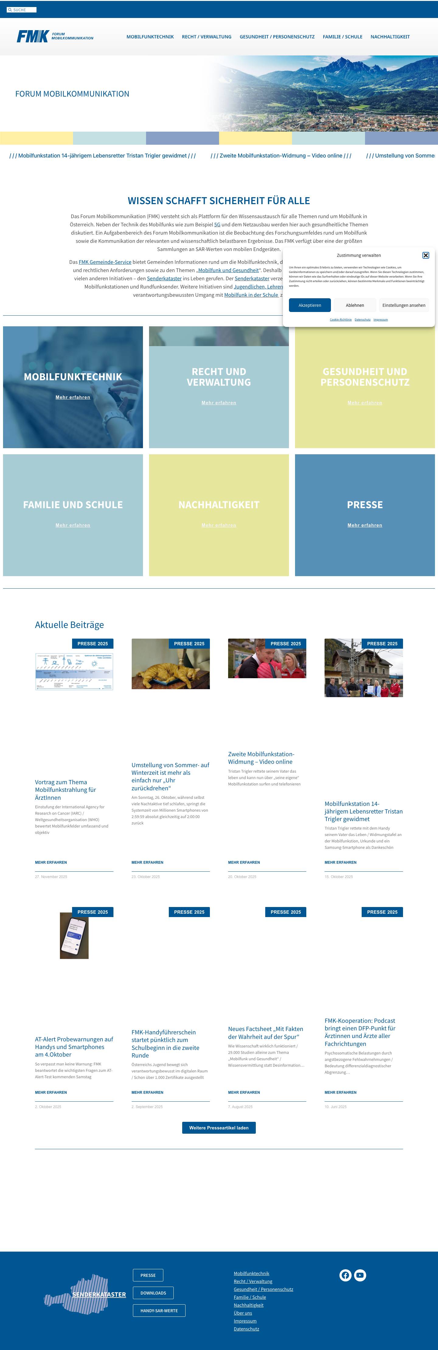 Home FMK Forum Mobilkommunikation - Full Screenshot