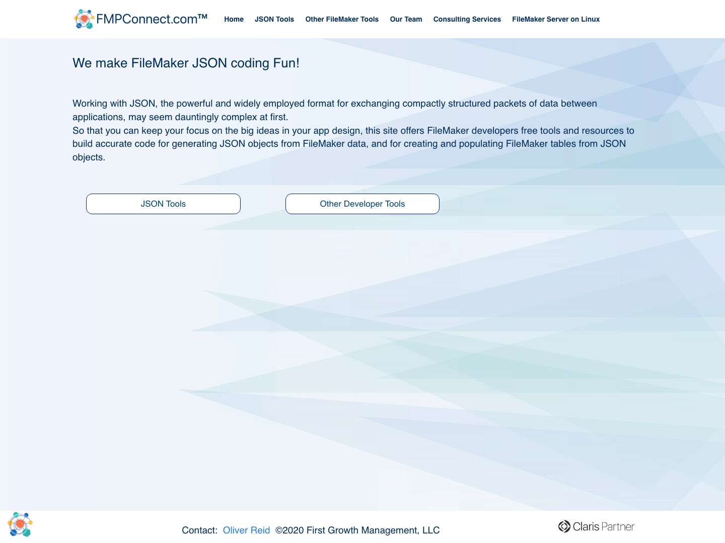 FMP Connect |The FileMaker JSON Experts - Full Screenshot