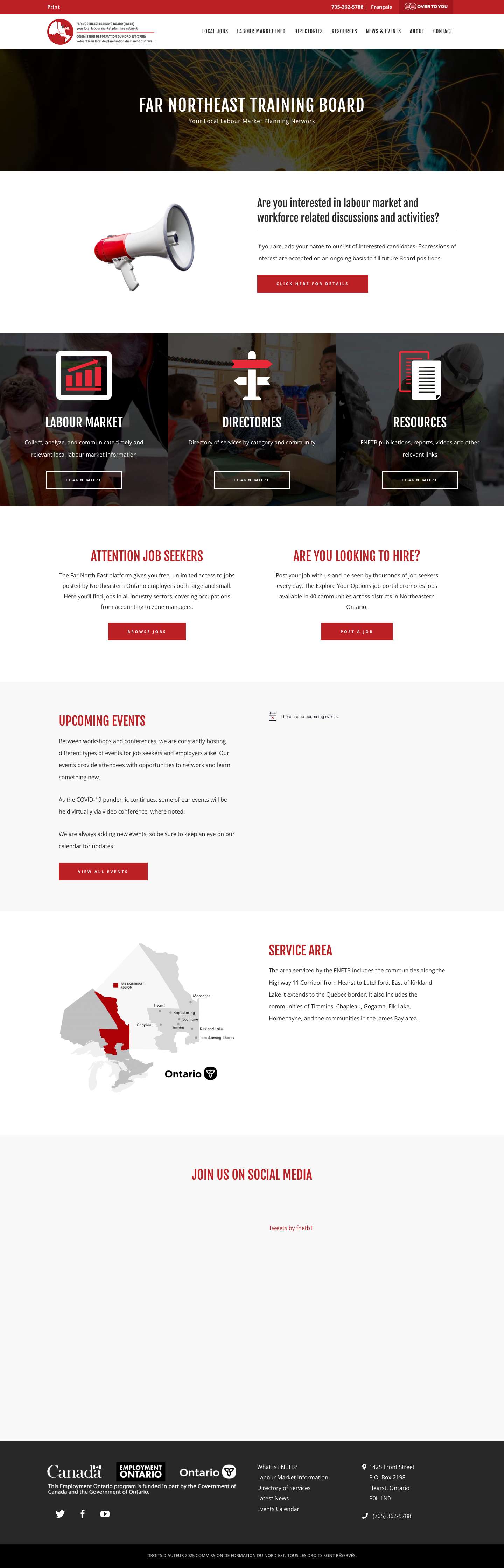 Far Northeast Training Board - Far Northeast Training Board - Full Screenshot