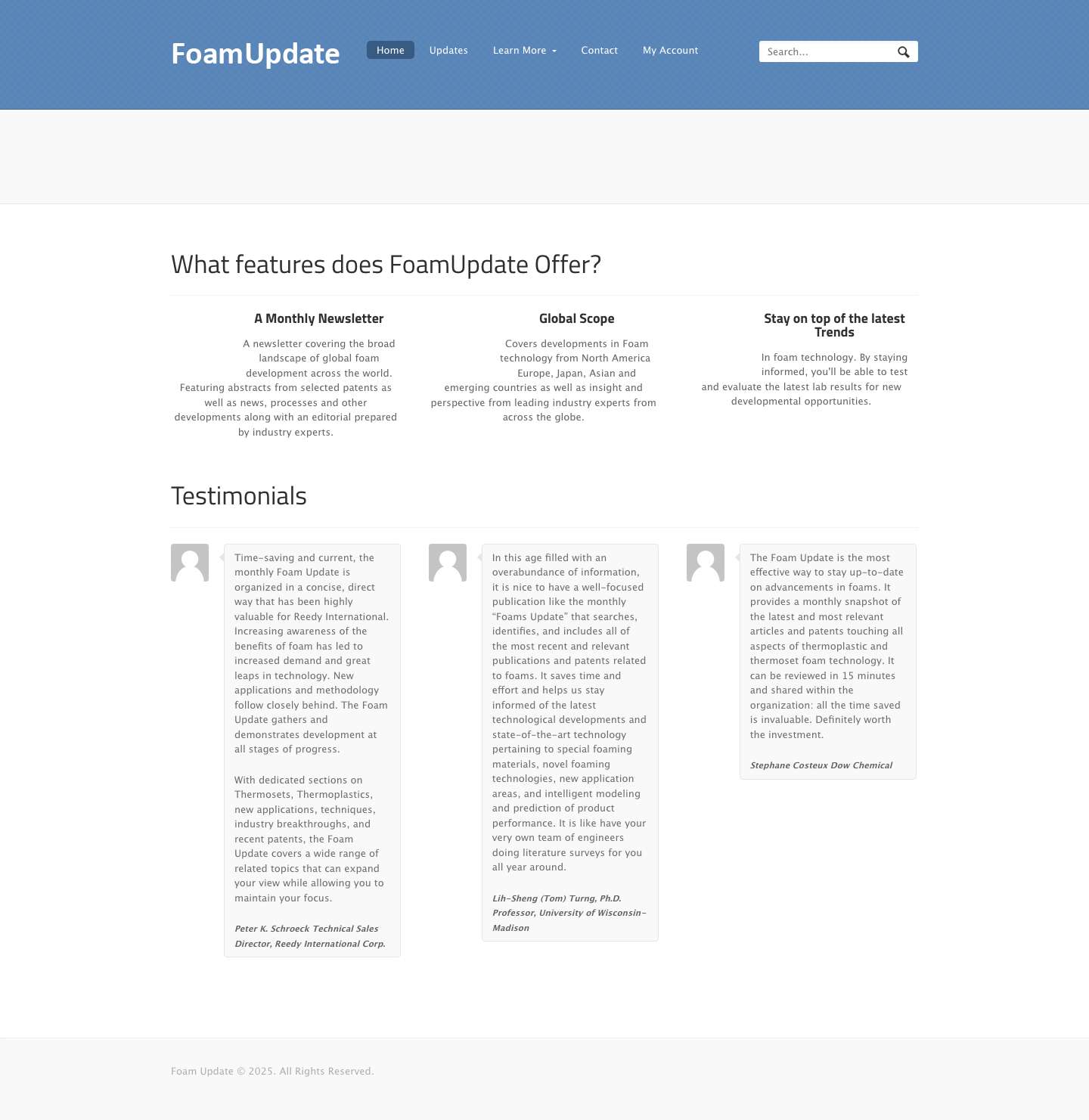 Foam Update - Technology & Innovation - Full Screenshot