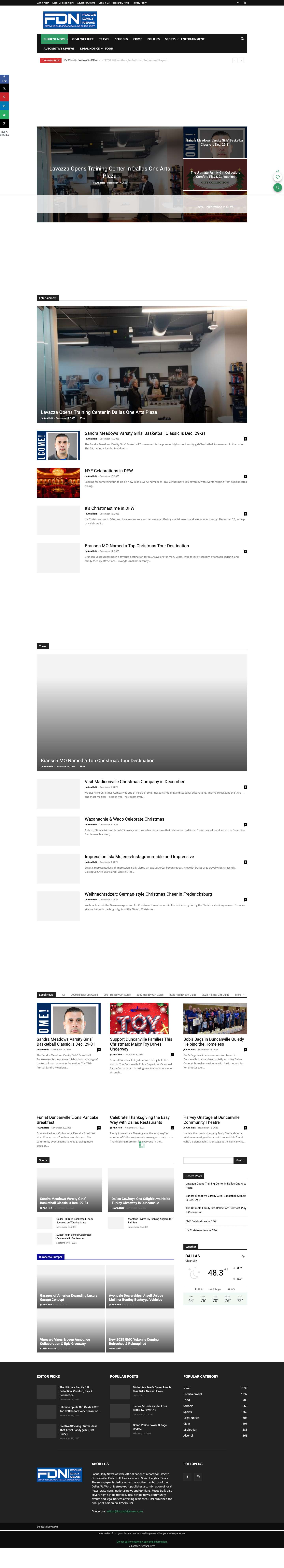 Current News - Focus Daily News - Full Screenshot