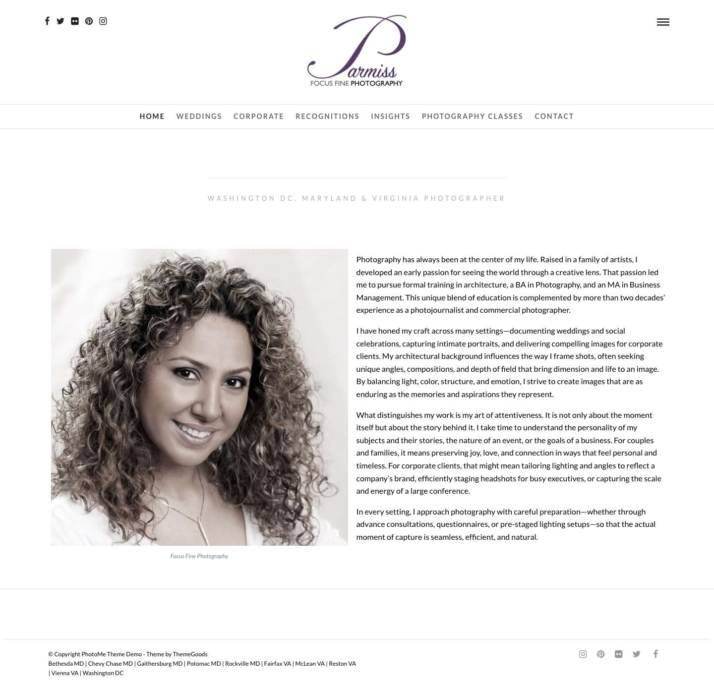 Photographer | Washington DC | Reston VA | Wedding Photography - Full Screenshot