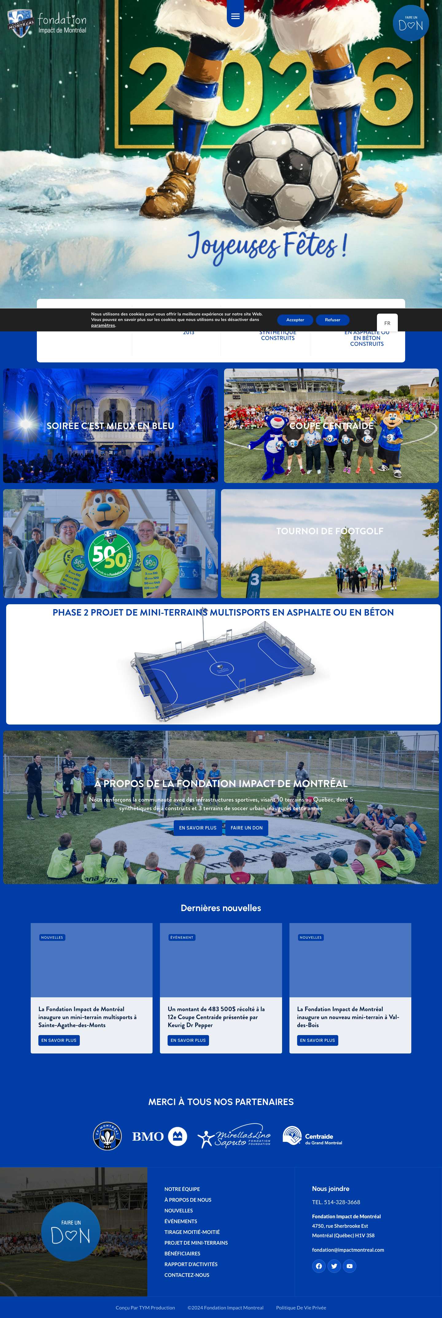 Maison - Fondation Impact de Montréal - Full Screenshot