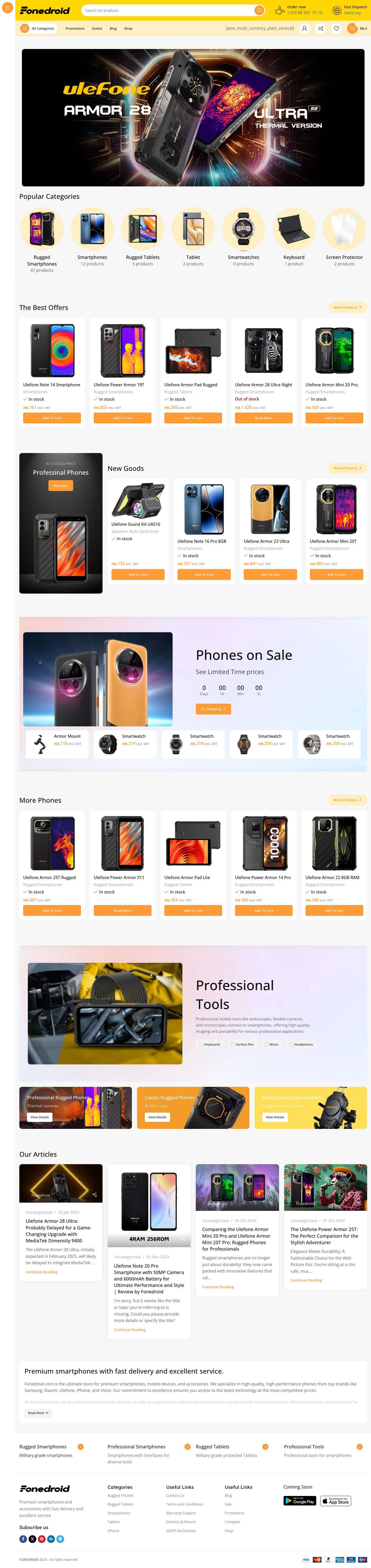 Fonedroid - Fonedroid.com - Full Screenshot