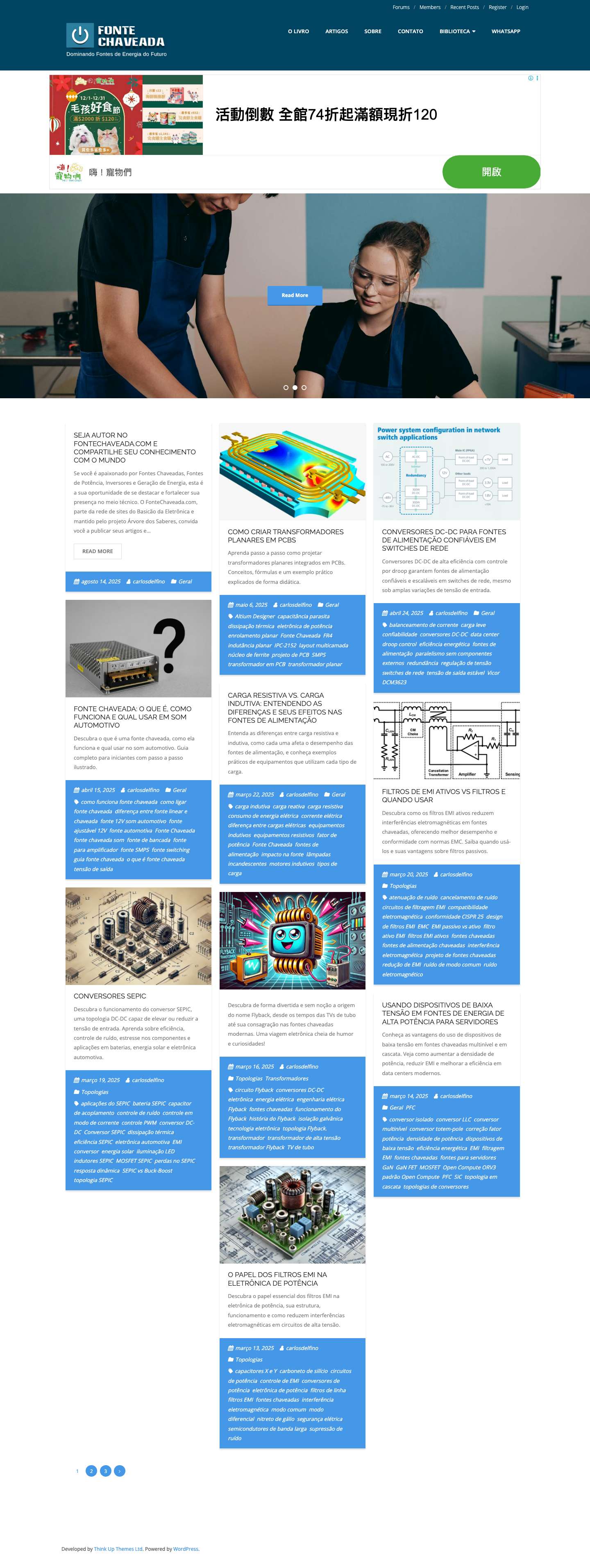 Seja Autor no FonteChaveada.com e Compartilhe Seu Conhecimento com o Mundo - Fonte Chaveada - Nosso objetivo é gerar e compartilhar conhecimento. - Full Screenshot
