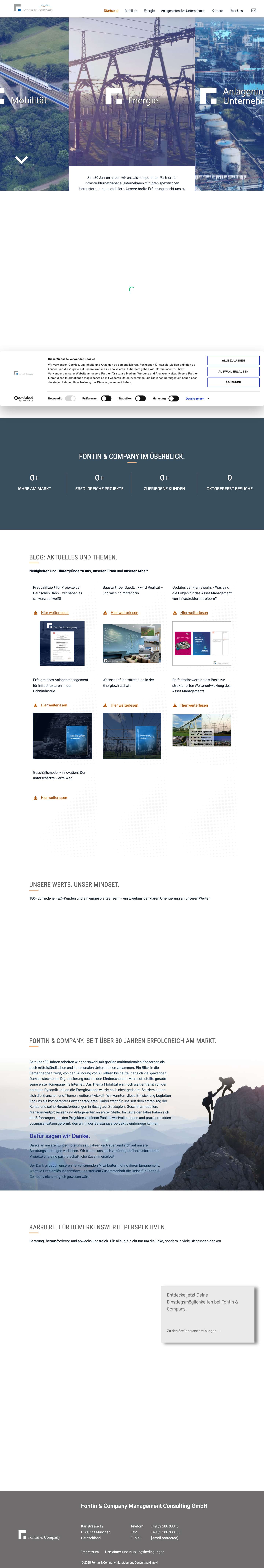 Home - Fontin & Company - Full Screenshot