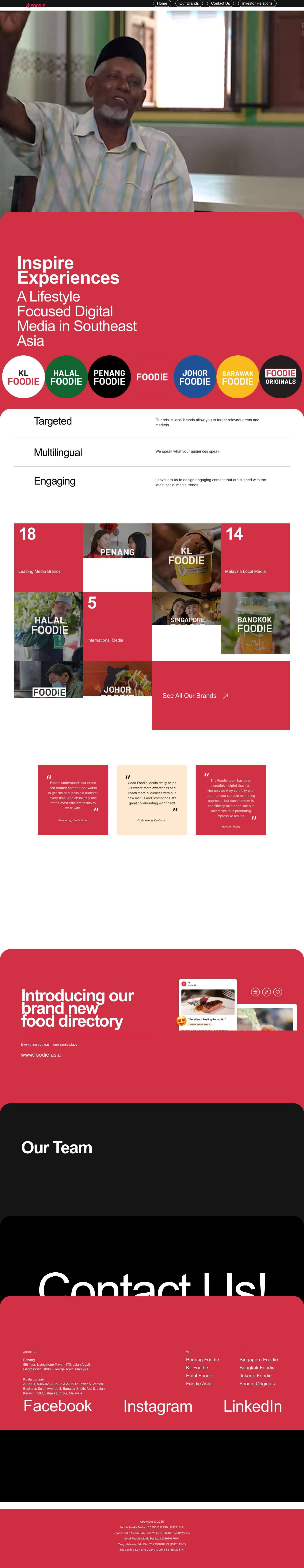 Foodie Media - Full Screenshot