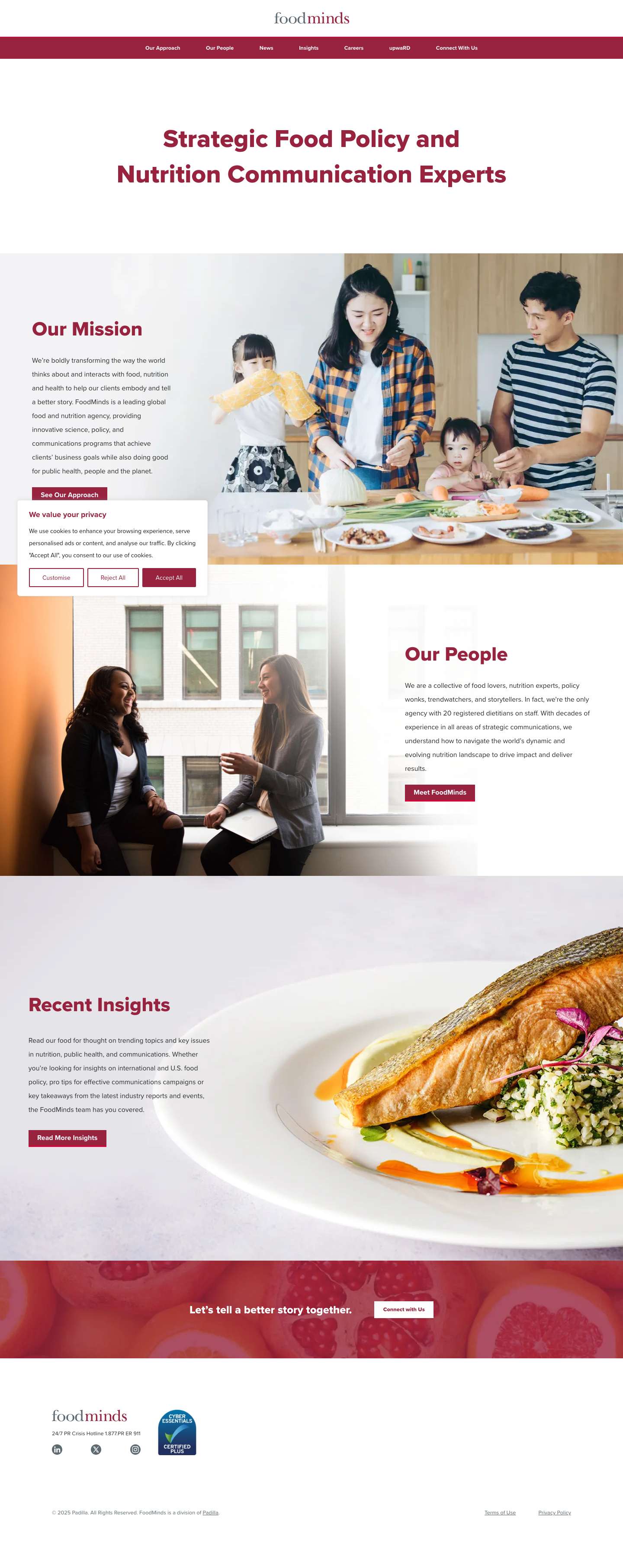 Food Policy Experts - Nutrition Communication | FoodMindsFoodMindsFoodMindsOpen MenuCloseTwitterInstagramFoodMindsTwitterInstagram - Full Screenshot