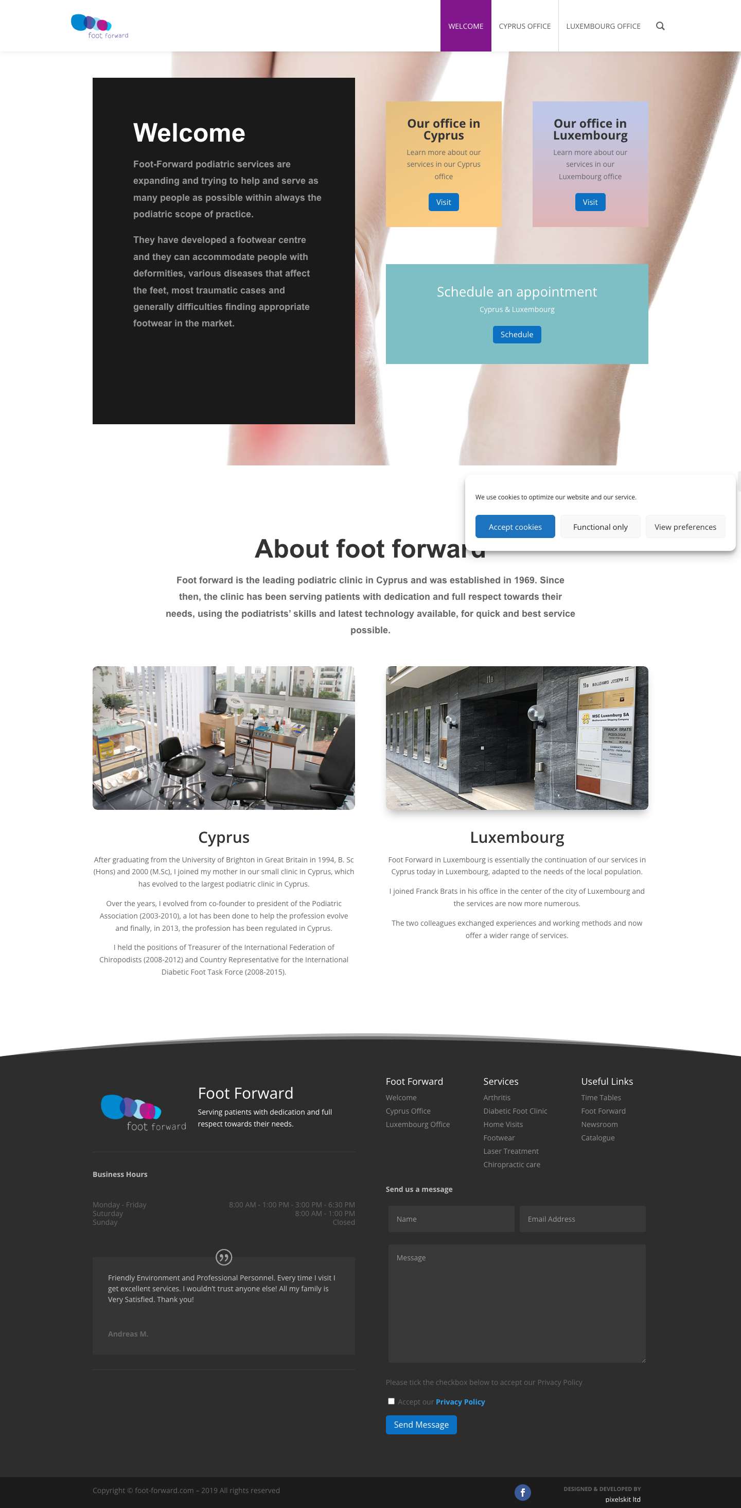 Landing - footforward - Full Screenshot