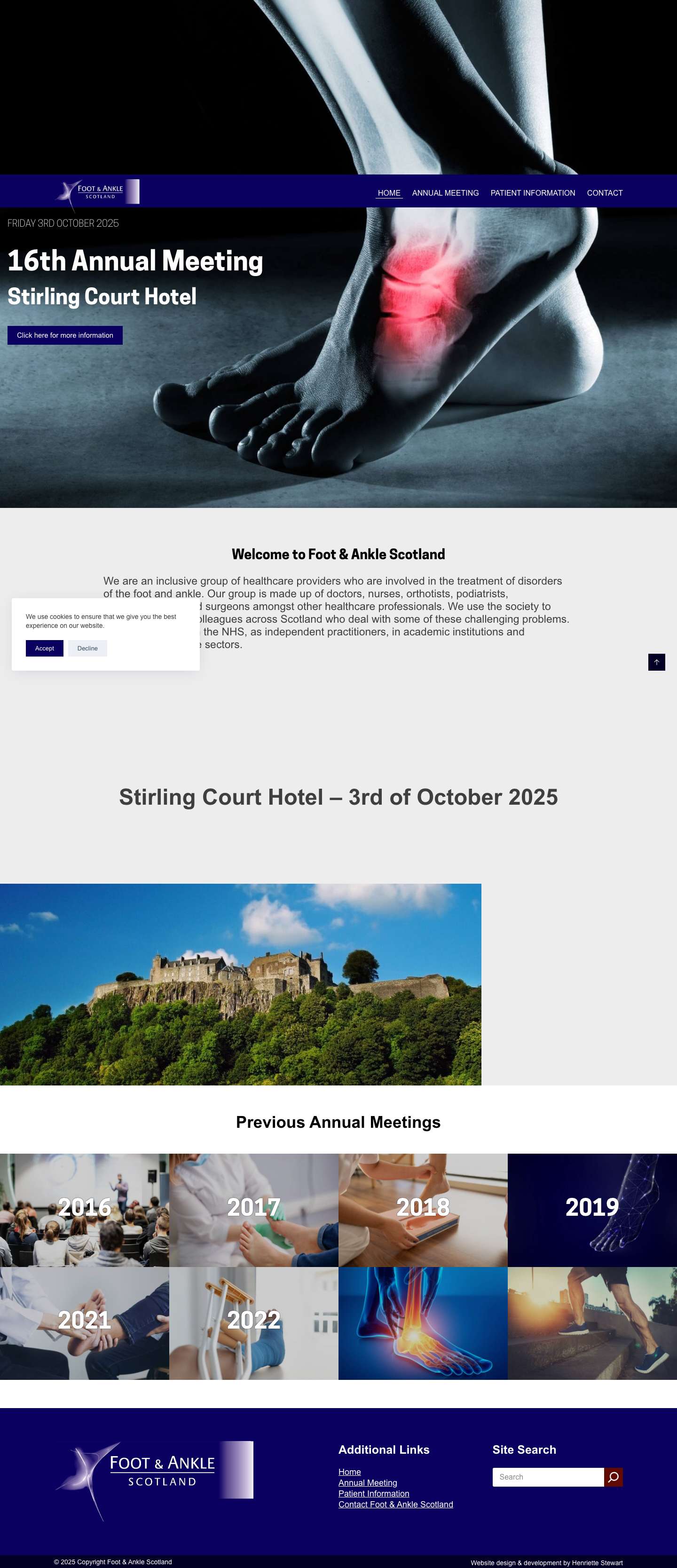 Home - Foot and Ankle Scotland - Full Screenshot