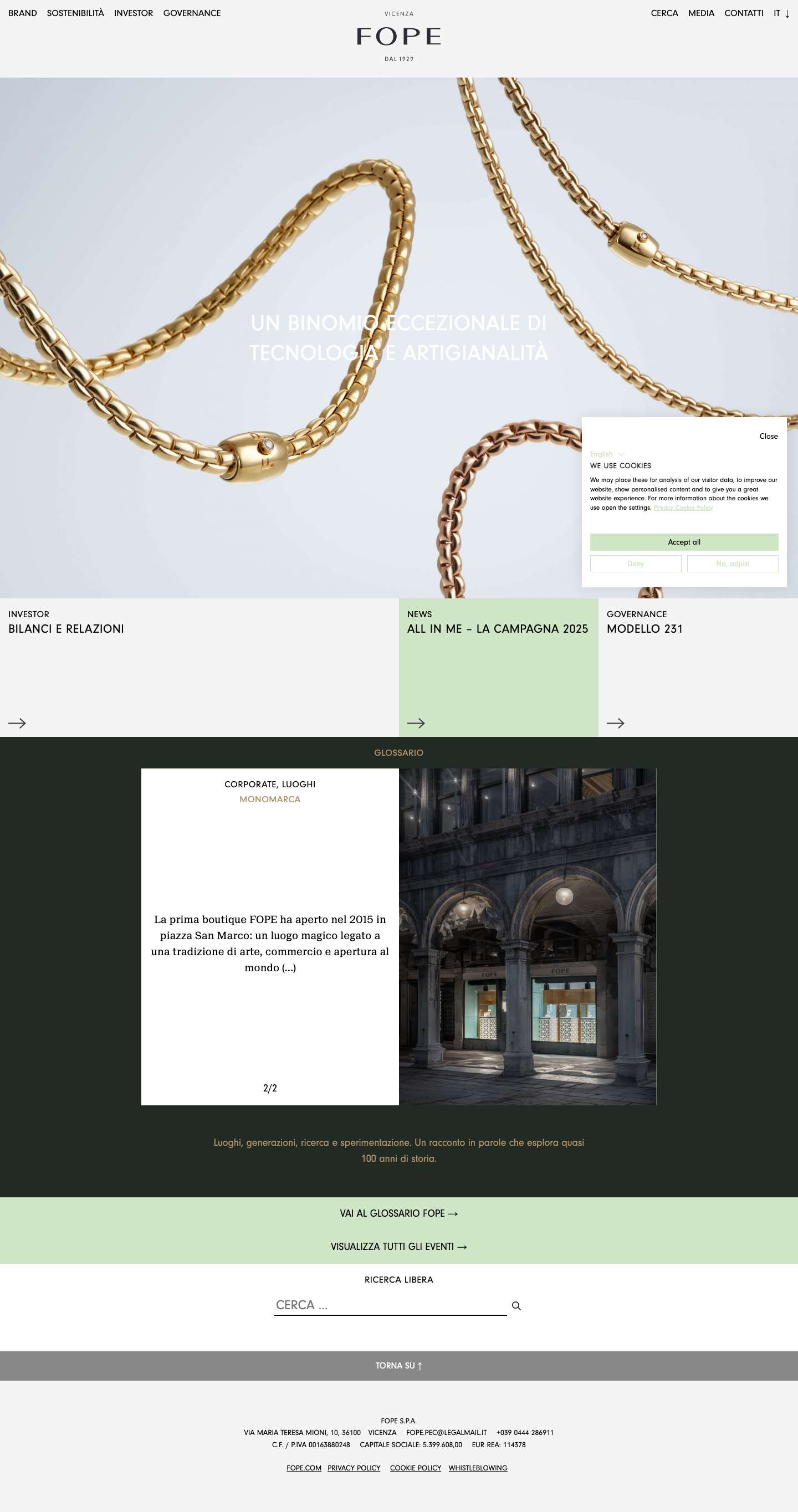 Fope Group - Full Screenshot