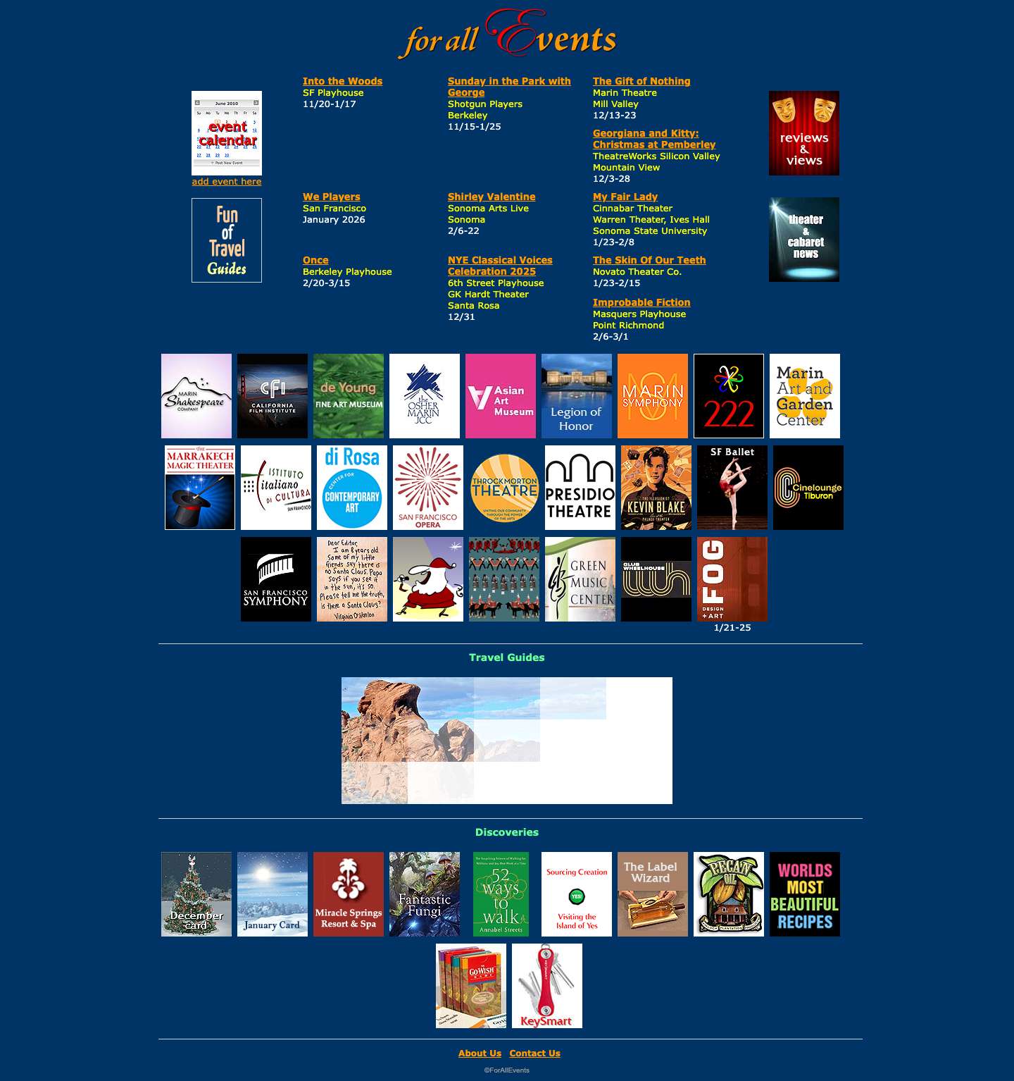 For All Events | all events info in a nutshell - Full Screenshot