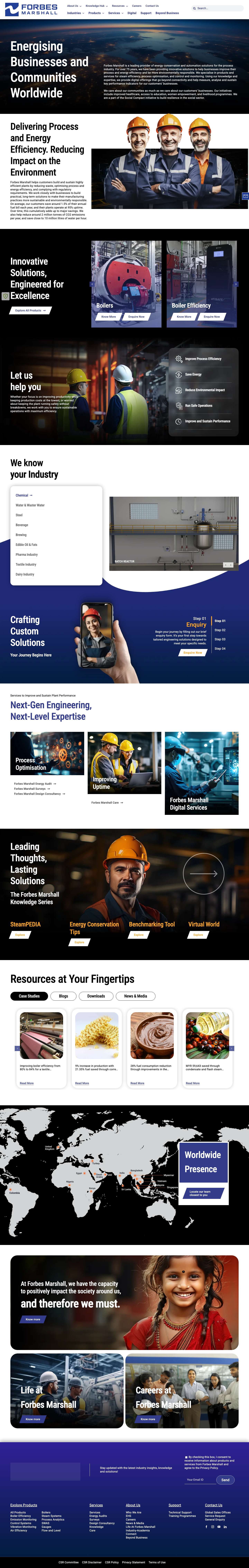 Home - Forbes Marshall - Full Screenshot