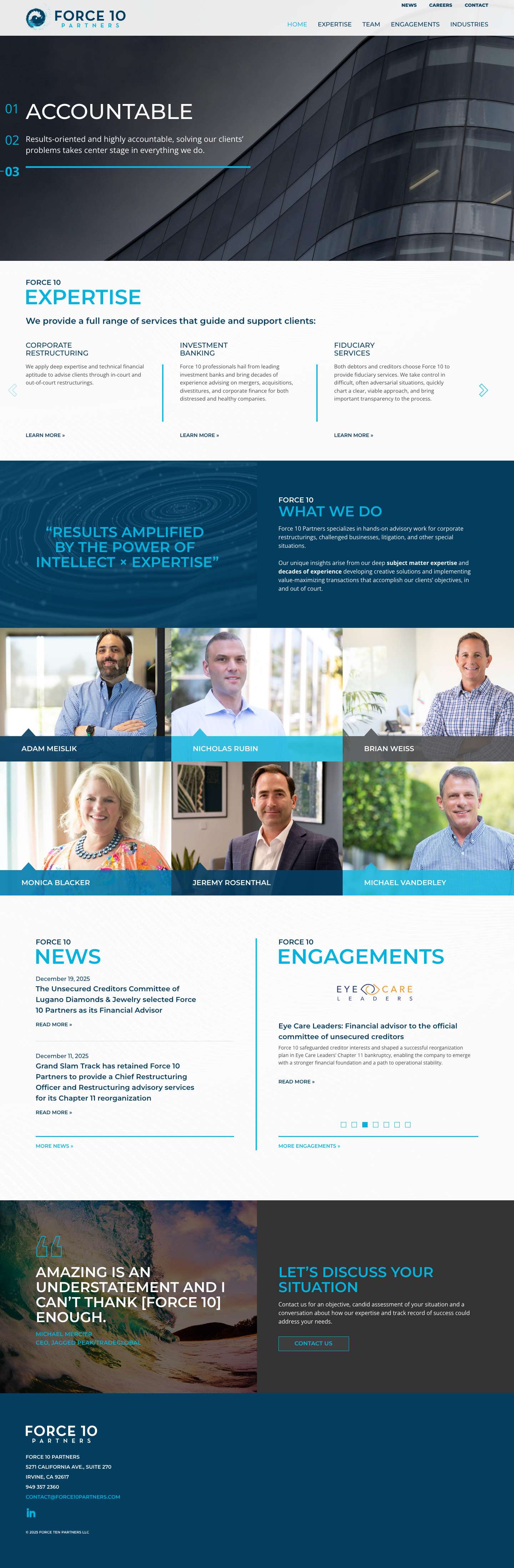 Force 10 Partners - Full Screenshot