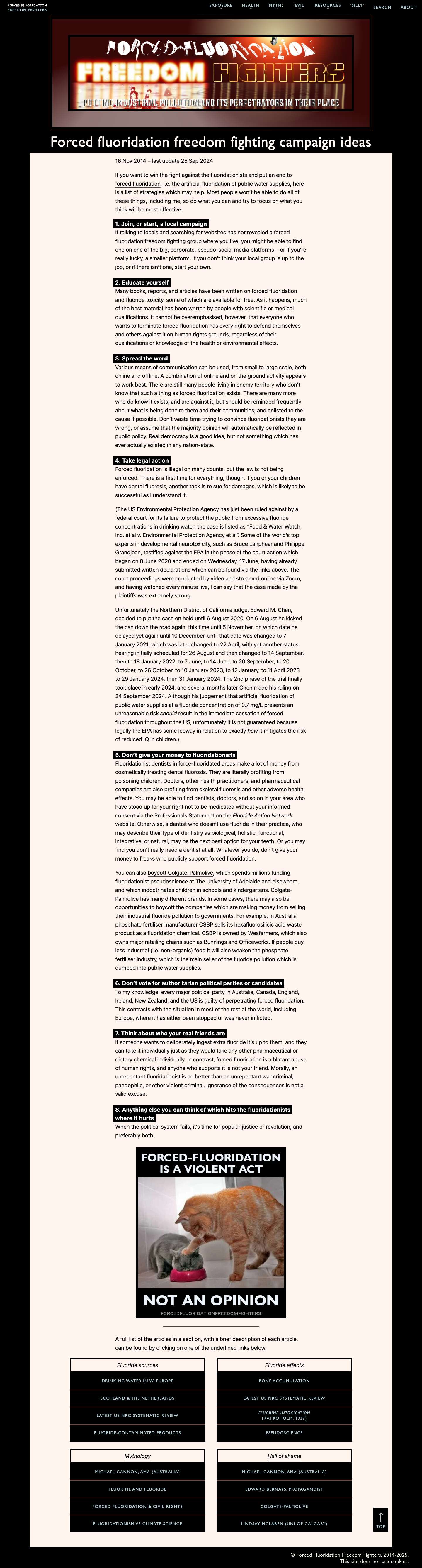 Forced Fluoridation Freedom Fighters - Full Screenshot