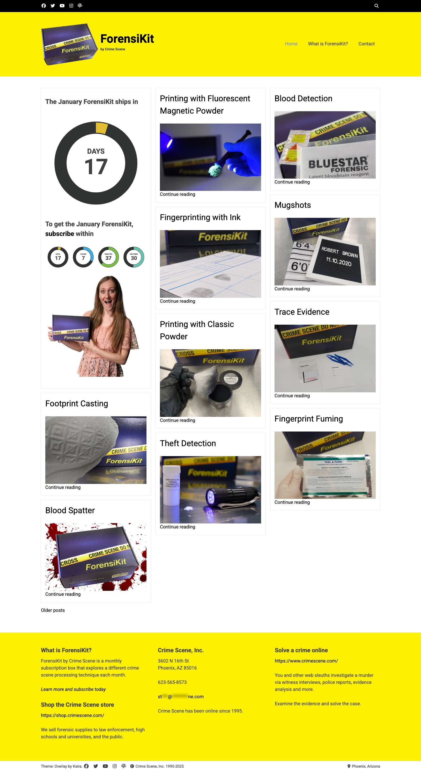 - ForensiKit by Crime Scene - Full Screenshot