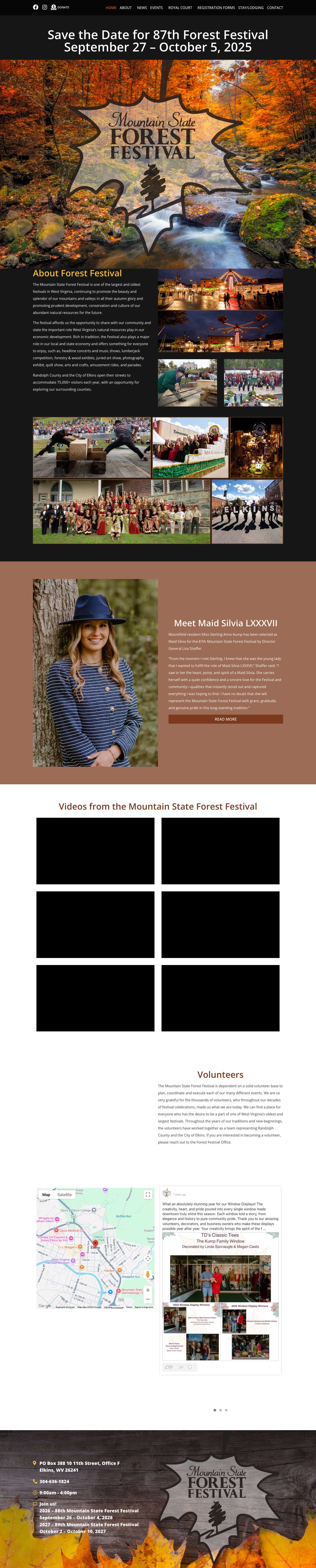 Mountain State Forest Festival | Elkins, WVComments Box SVG icons - Full Screenshot