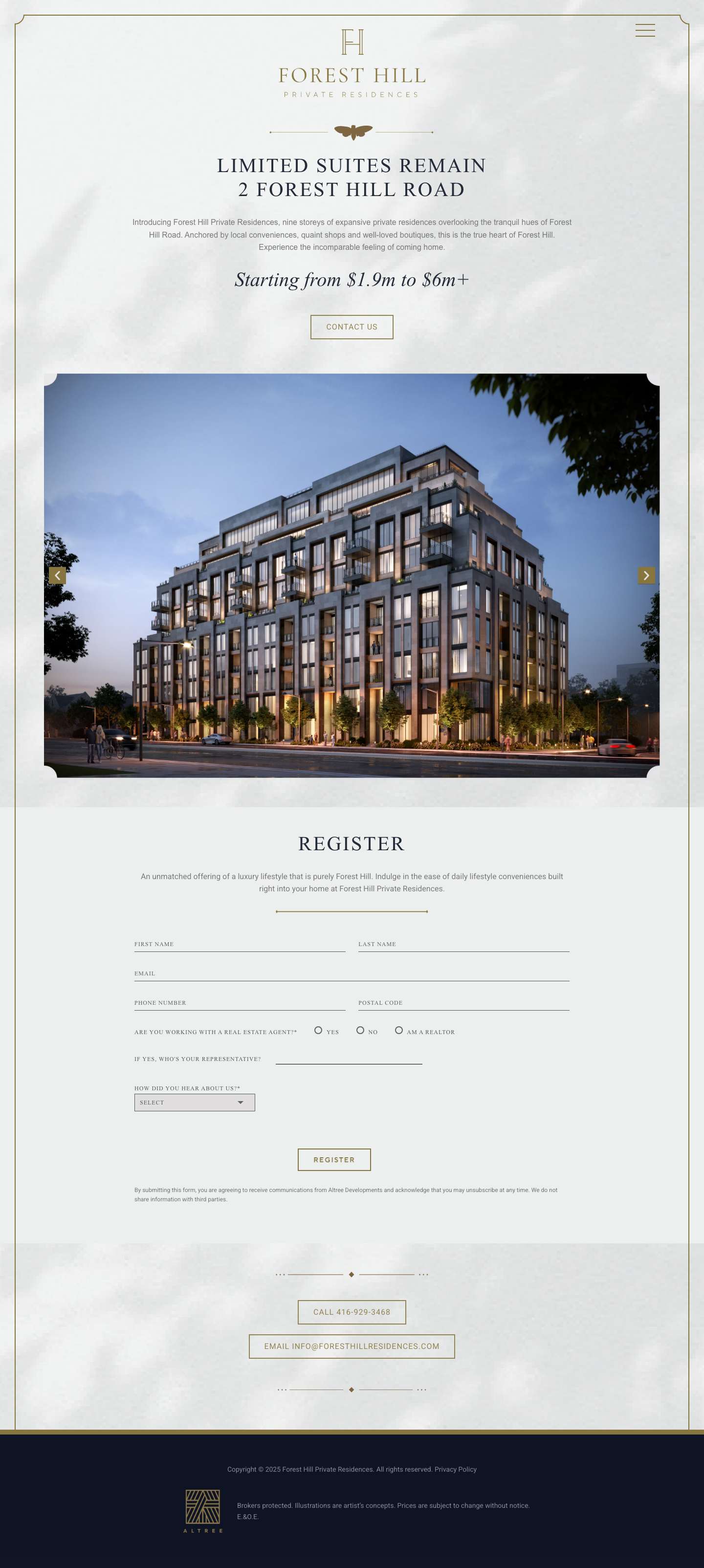 Forest Hill Private Residences | Arriving Soon at 2 Forest Hill Road - Full Screenshot