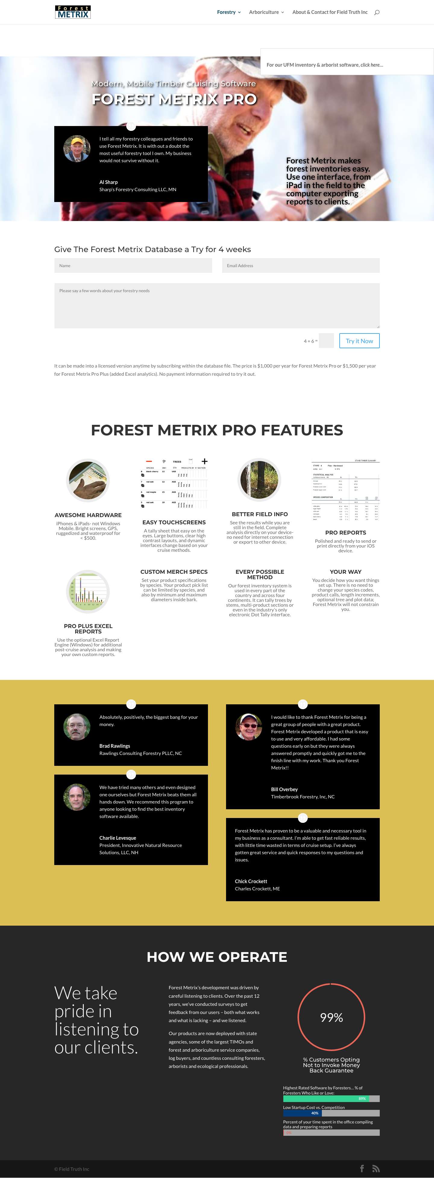 Forest Inventory App for Timber Cruising, by Foresters, for Foresters - Full Screenshot