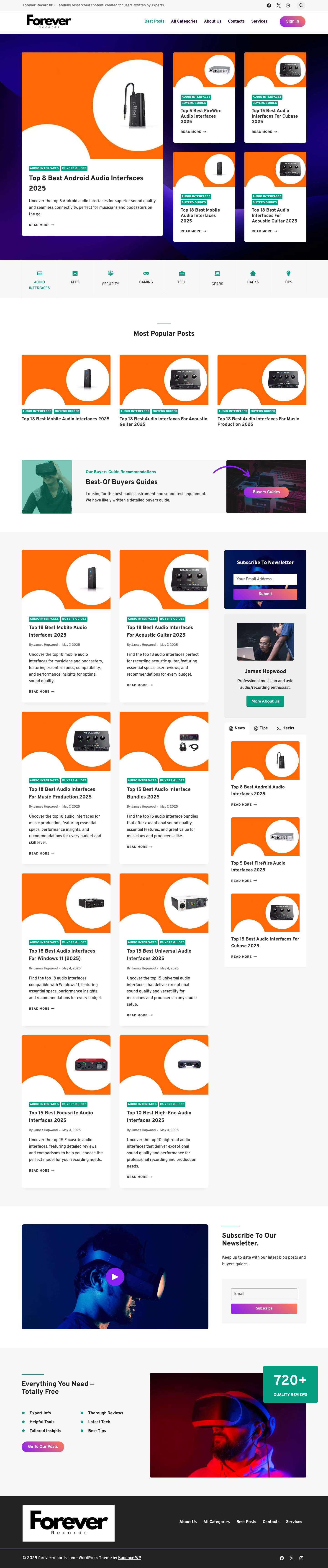 forever-records.com | - Full Screenshot