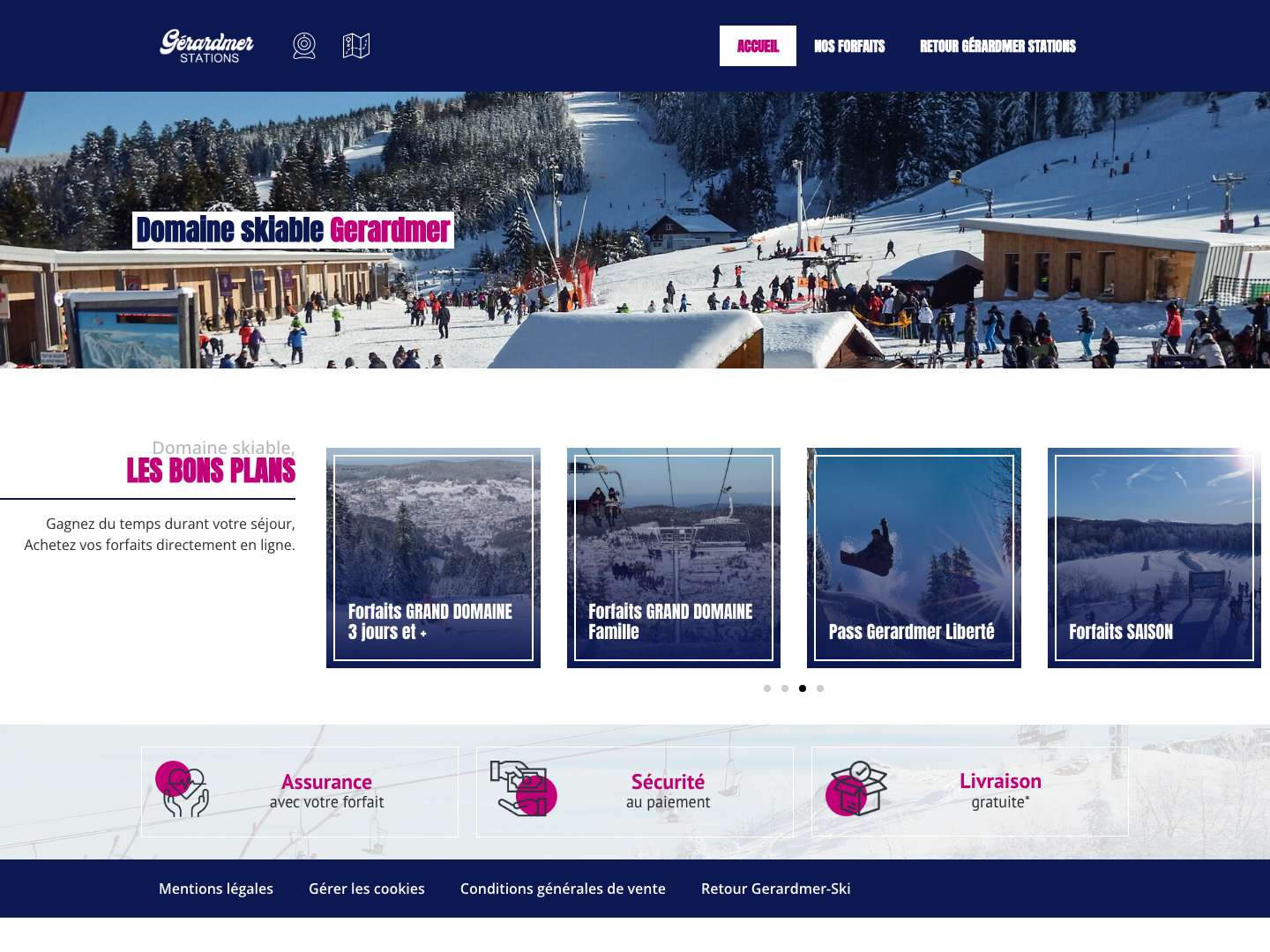 Accueil - Gerardmer - Full Screenshot