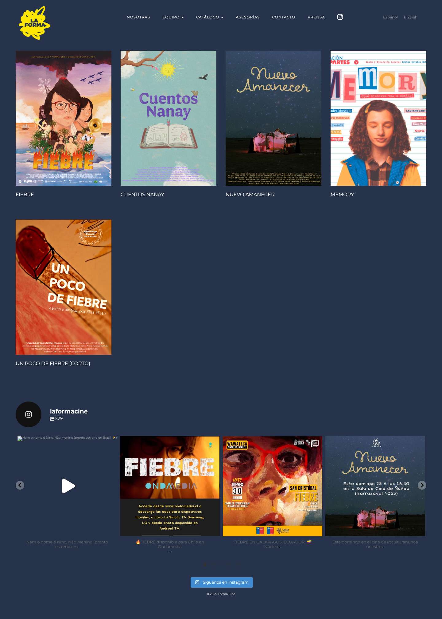 Forma Cine - Full Screenshot