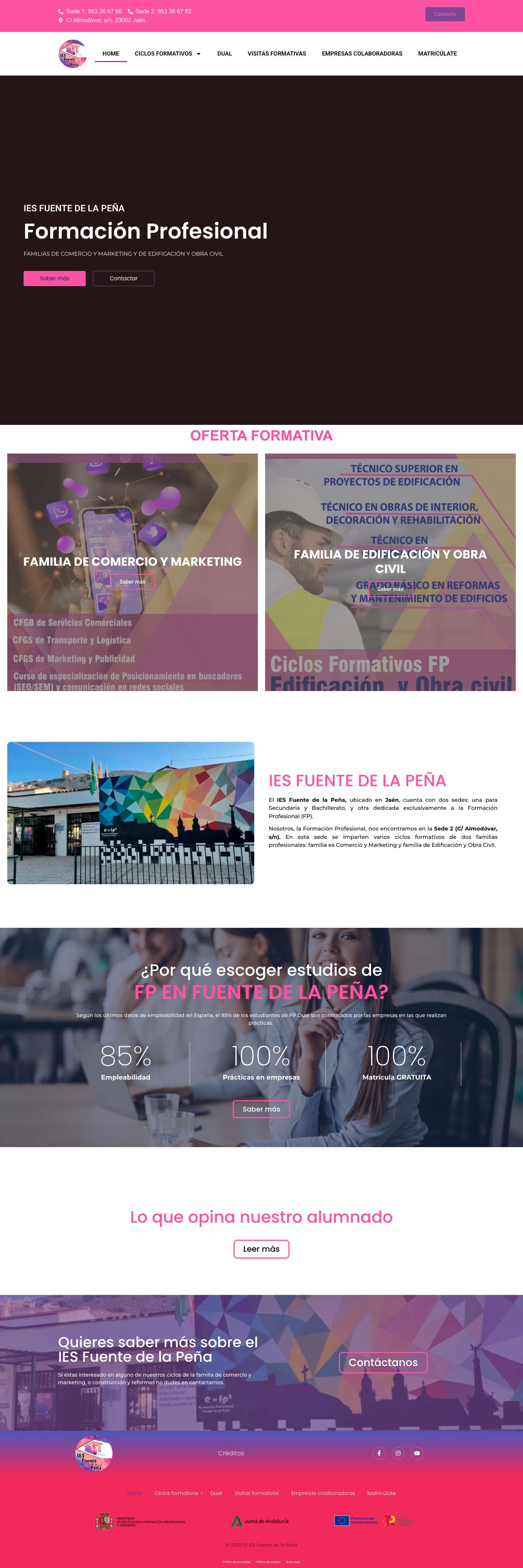 Posicionamiento en buscadores SEO / SEM y RRSS - Full Screenshot