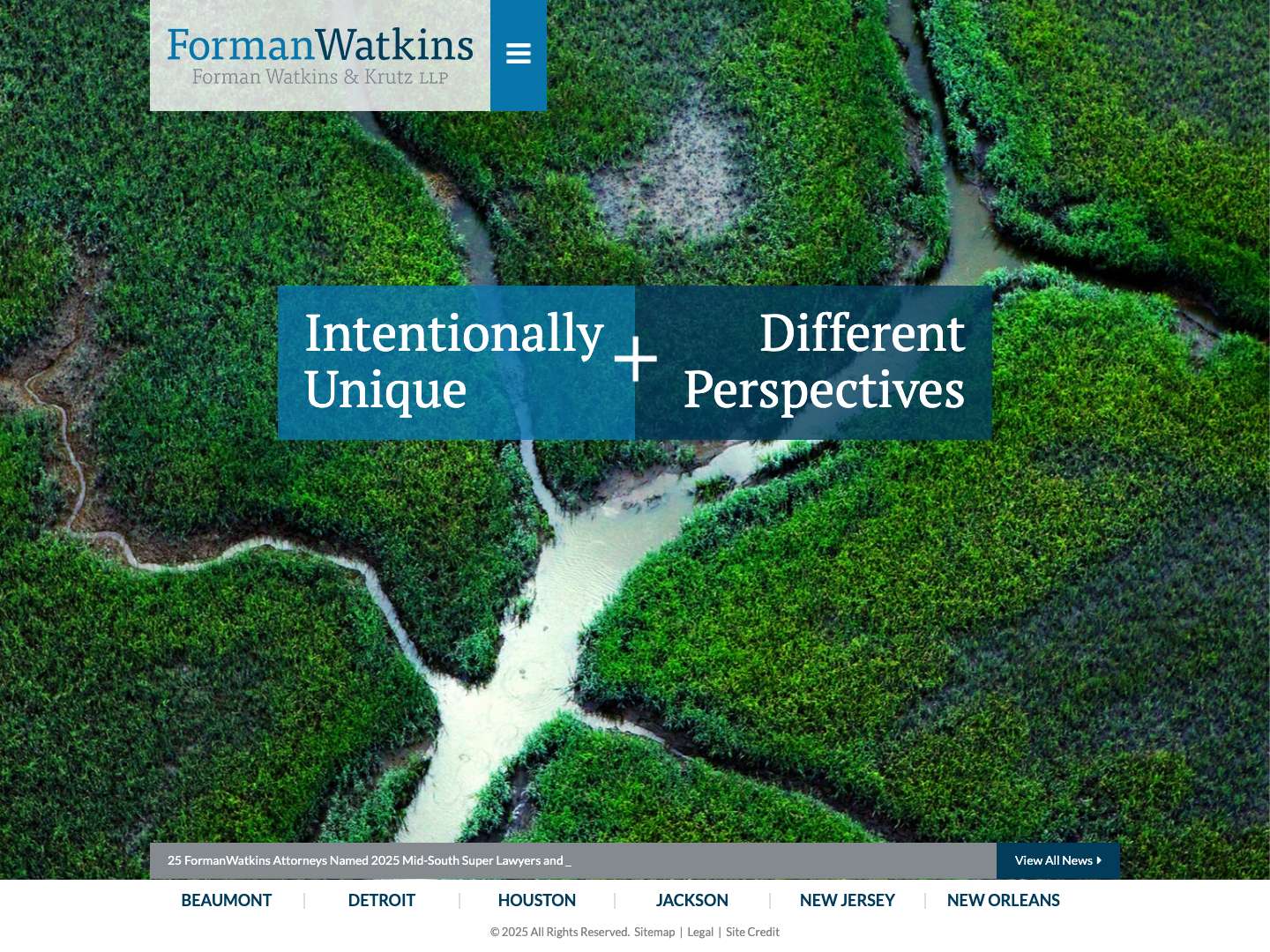 Forman Watkins & Krutz LLP | Litigation Firm - Full Screenshot