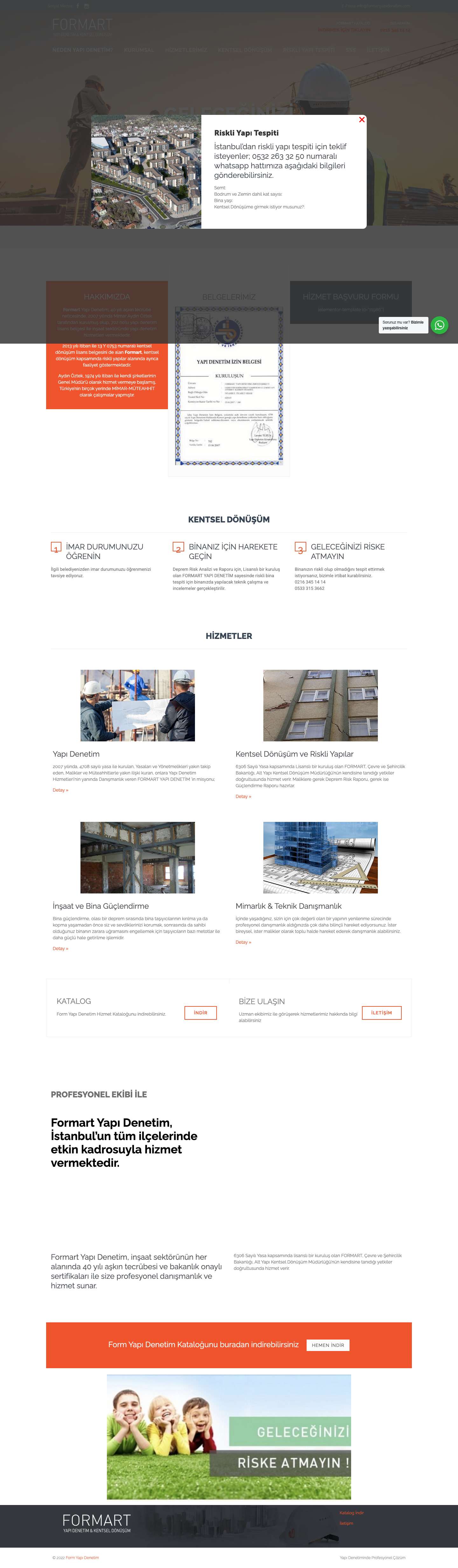 Formart Yapı Denetim - Full Screenshot