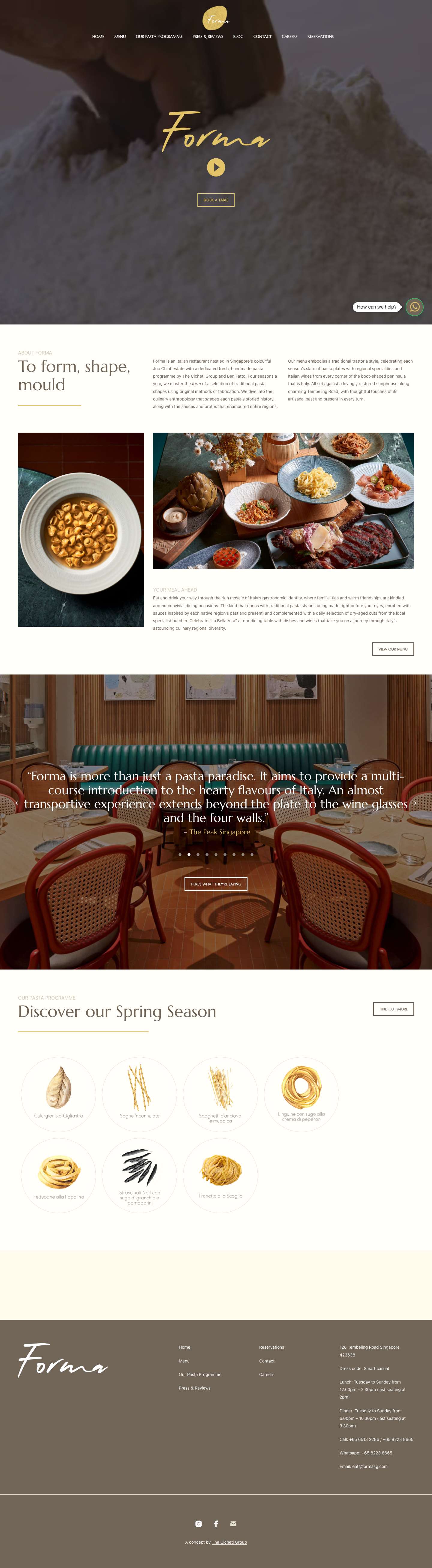 Forma — Joo Chiat's very own Little Italy - Full Screenshot