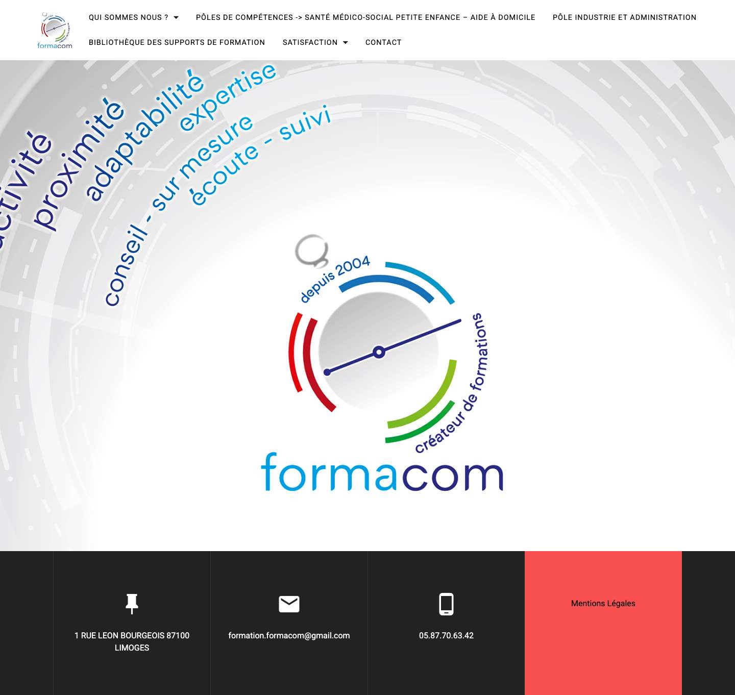 Formacom – Créateur de formation depuis 2004 - Full Screenshot