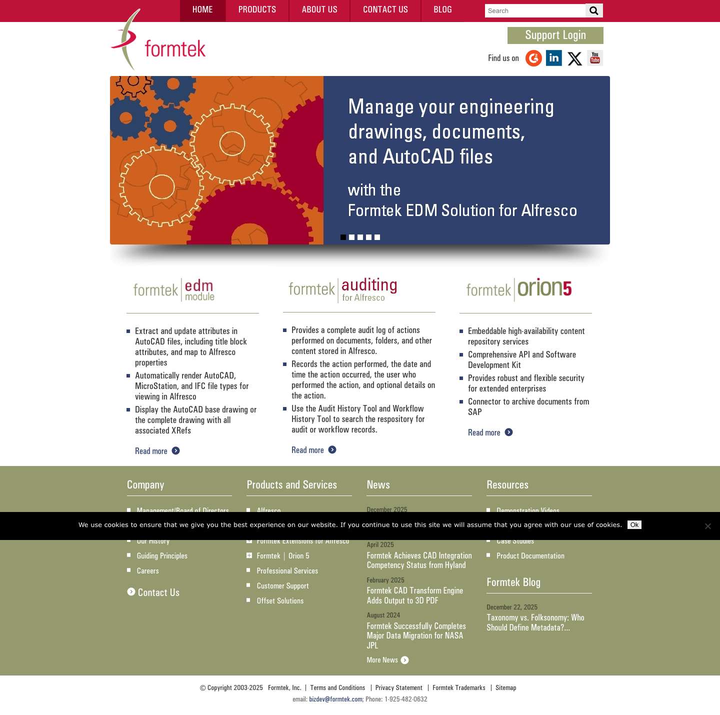 Formtek, Inc. - Full Screenshot