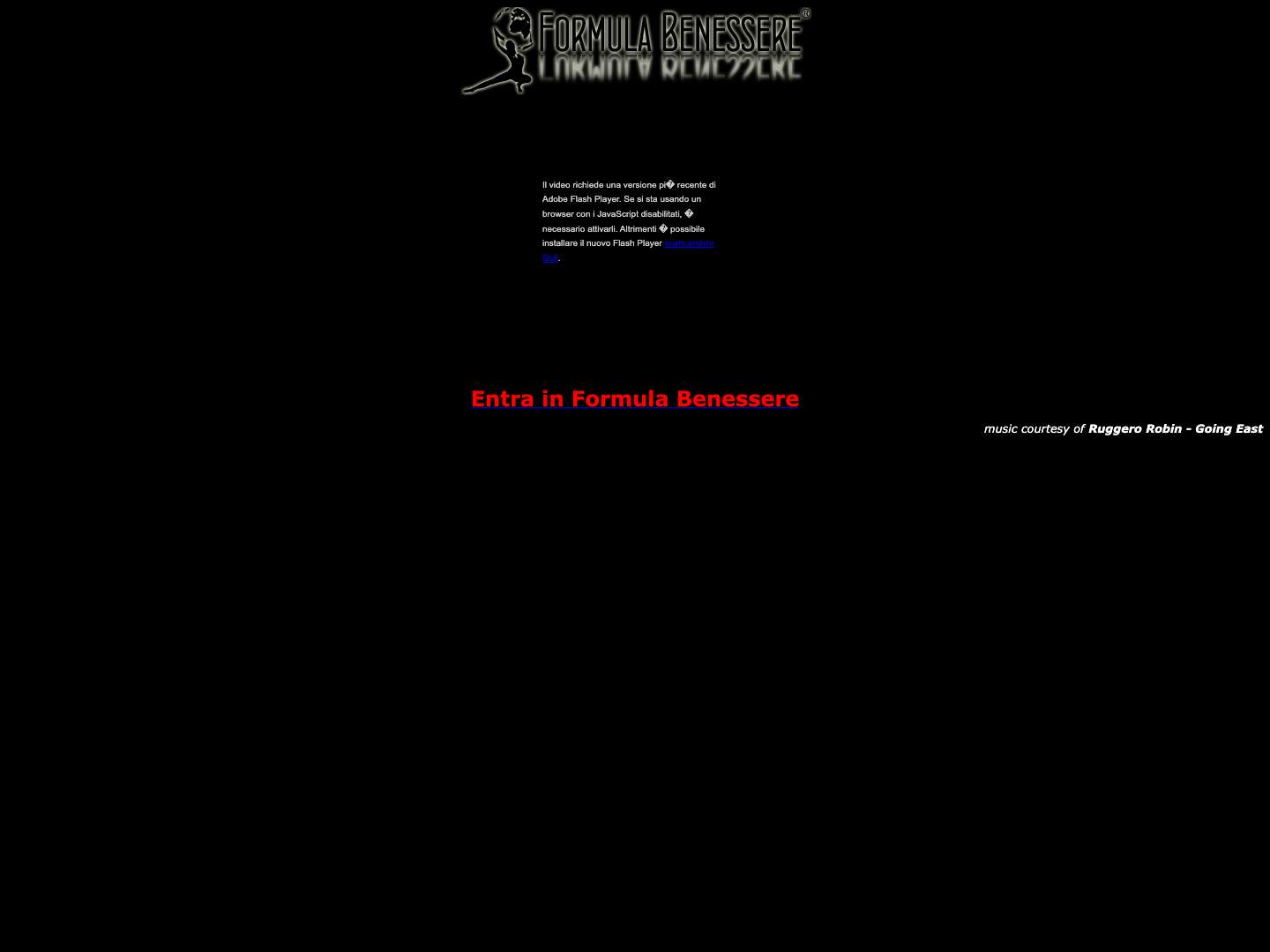 Formula Benessere - Non e' Fitness, e' Vita. - Full Screenshot