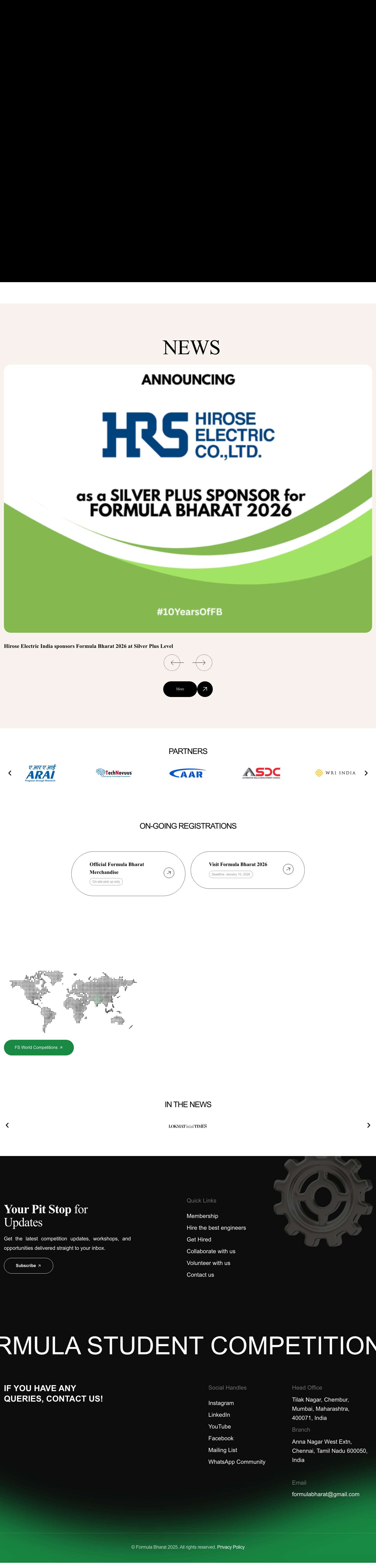 Formula Bharat – The Indian Formula Student Competition - Full Screenshot