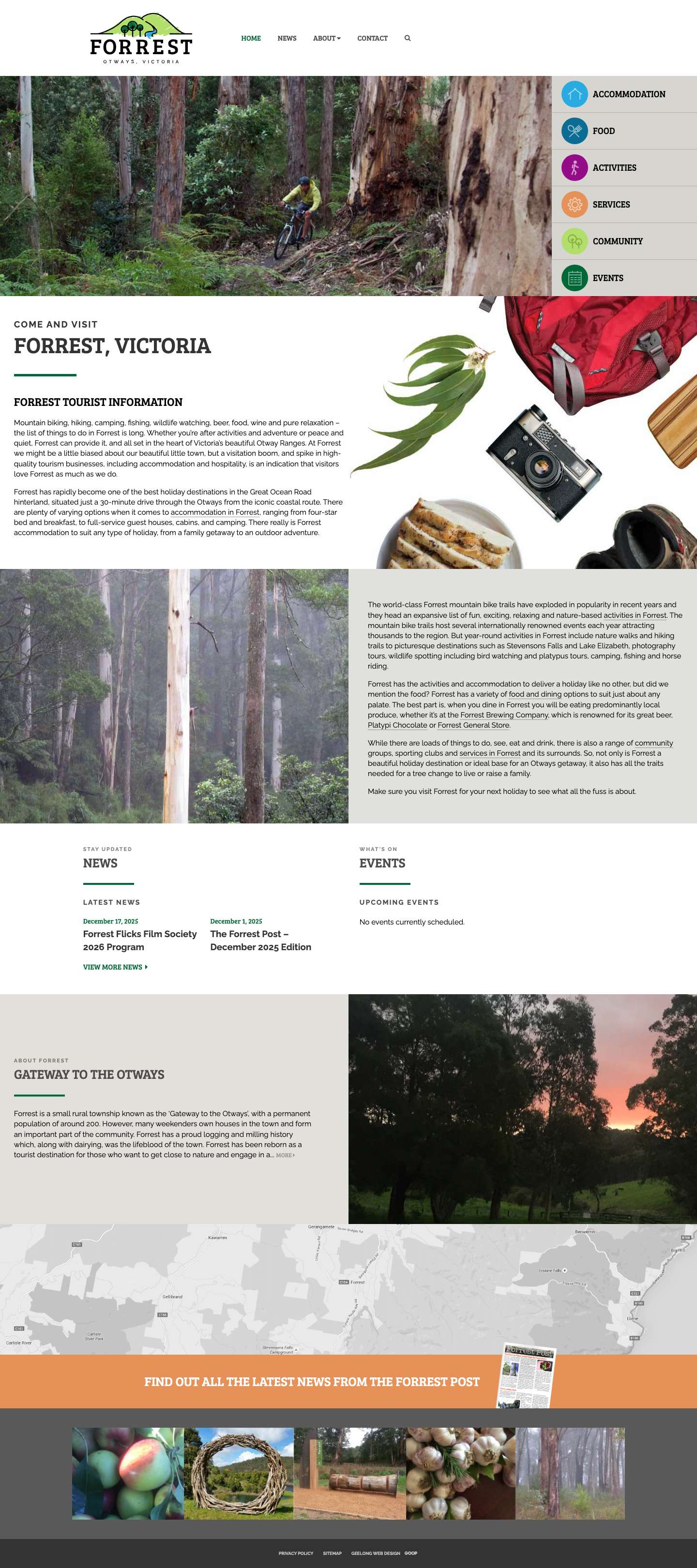 Forrest Victoria - Forrest Community Group - Full Screenshot