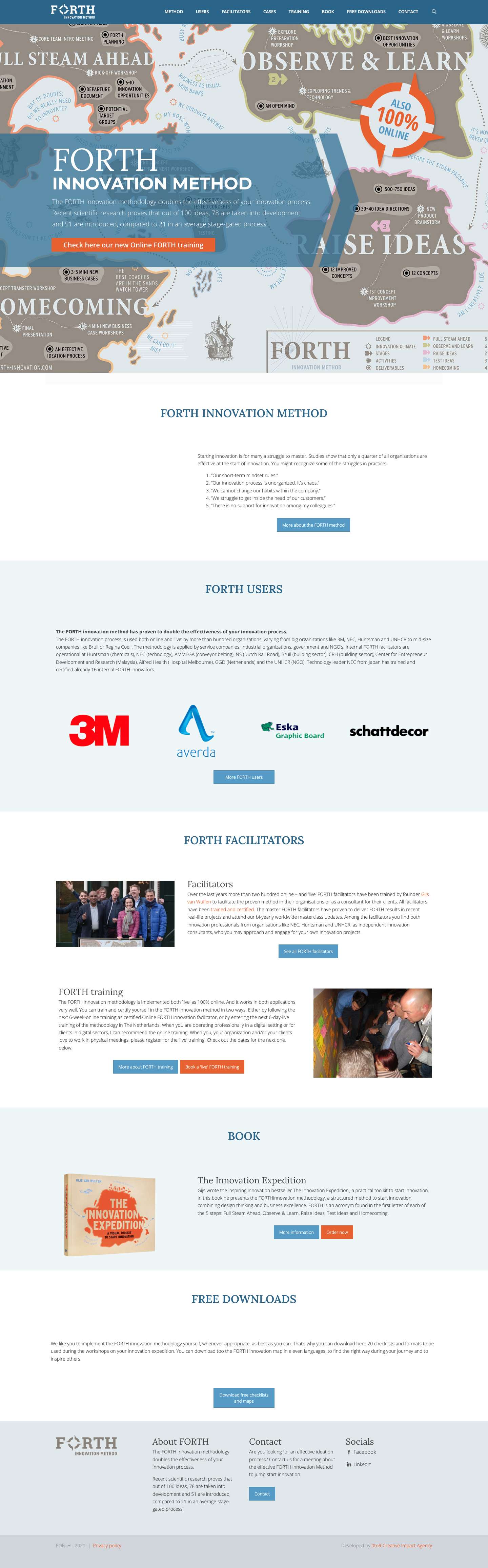 Home FORTH Innovation - Full Screenshot