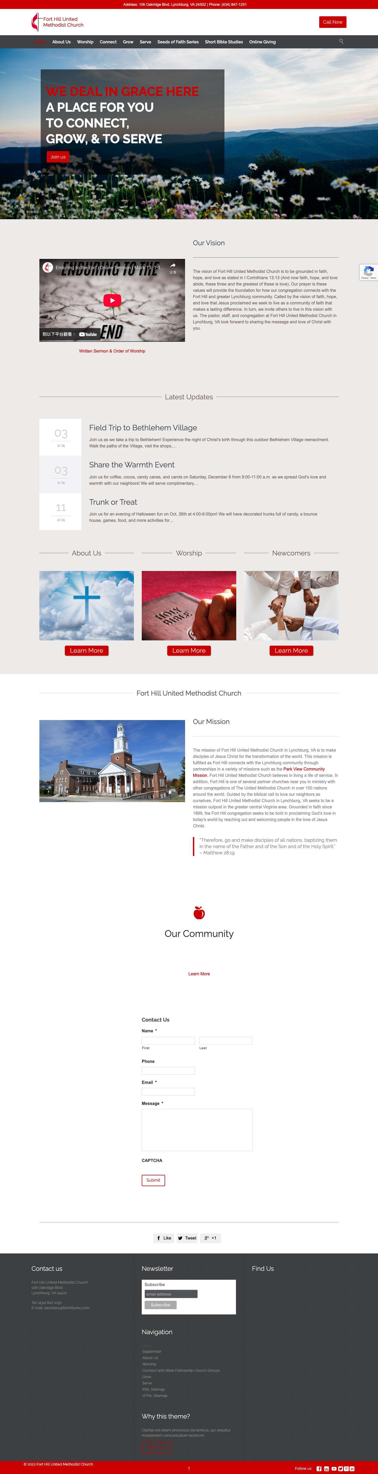 United Methodist Church Lynchburg VA | Churches Near Me - Full Screenshot