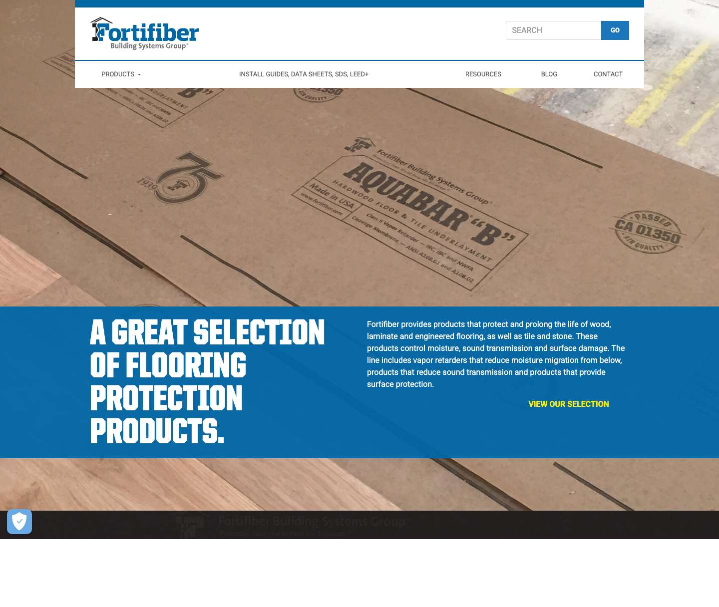 Fortifiber - Moisture protection from top to bottomFortifiber - Moisture protection from top to bottom - Full Screenshot