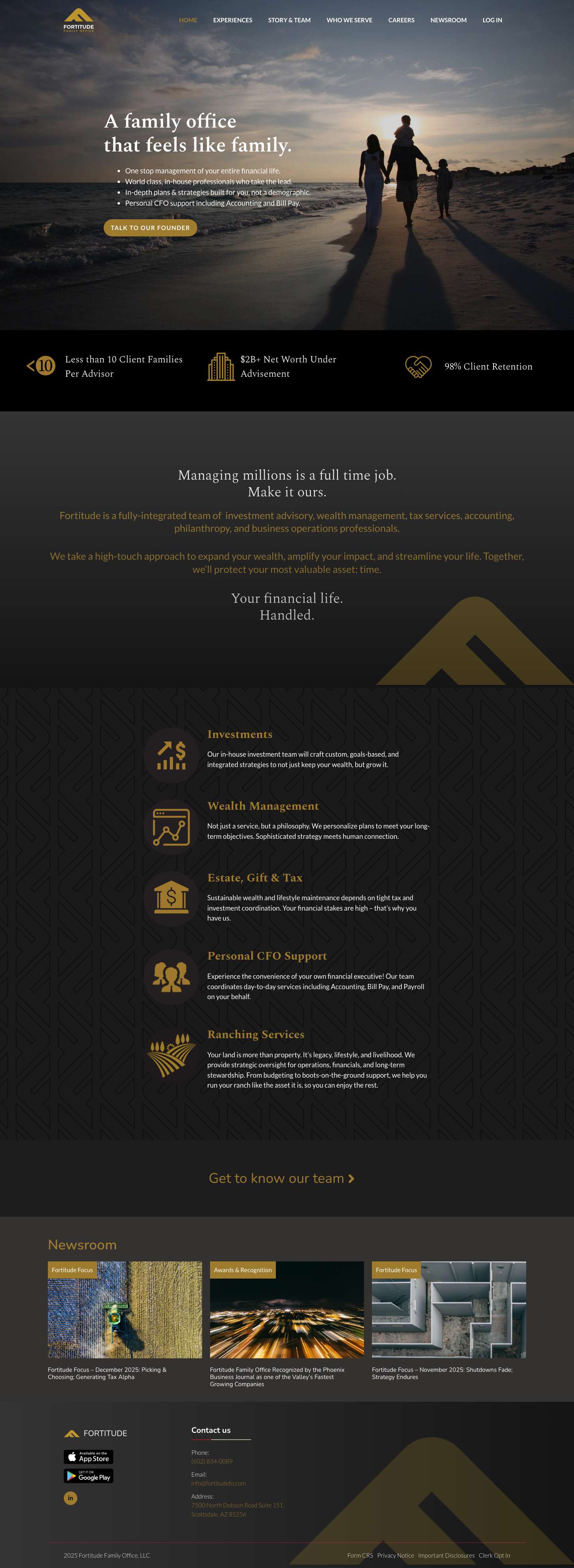 Fortitude Family Office - Full Screenshot