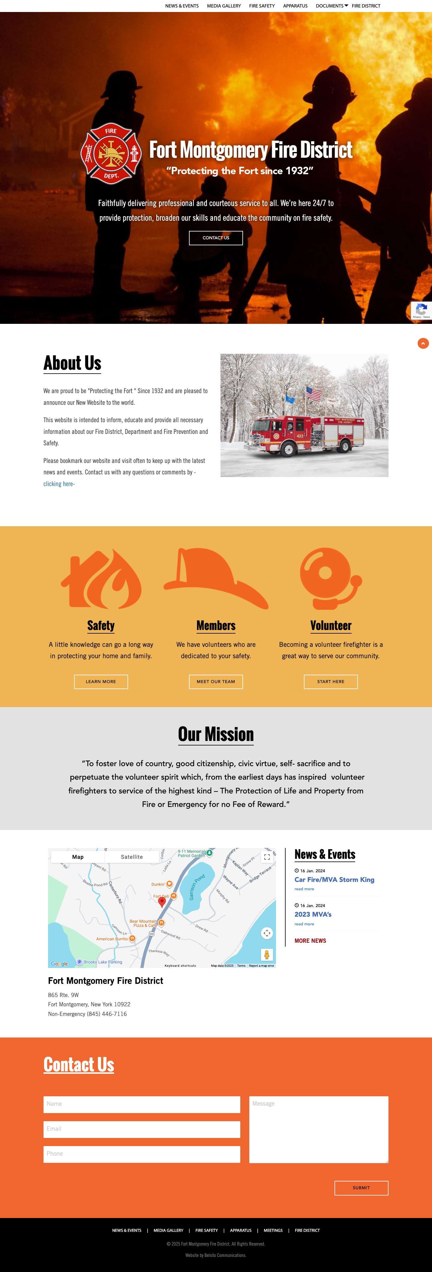 Fort Montgomery Fire District - Full Screenshot